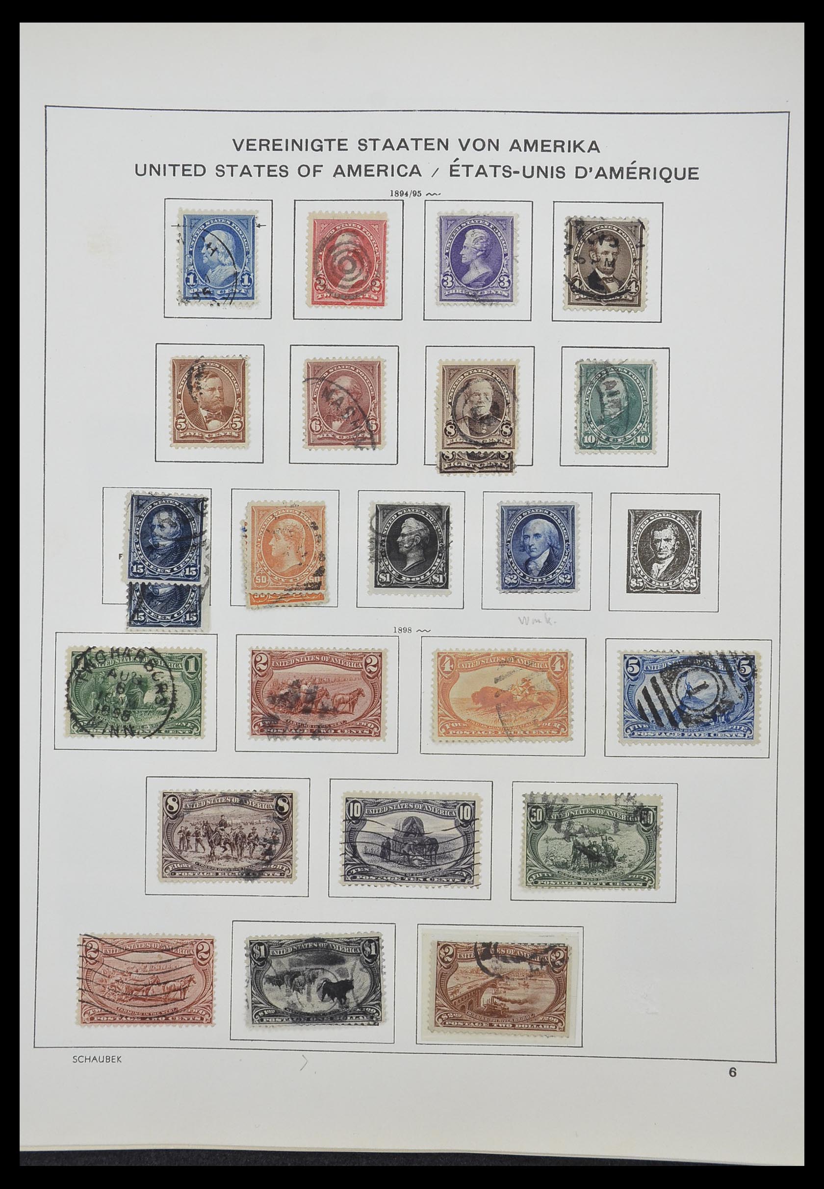 33211 015 - Postzegelverzameling 33211 USA 1847-2010.