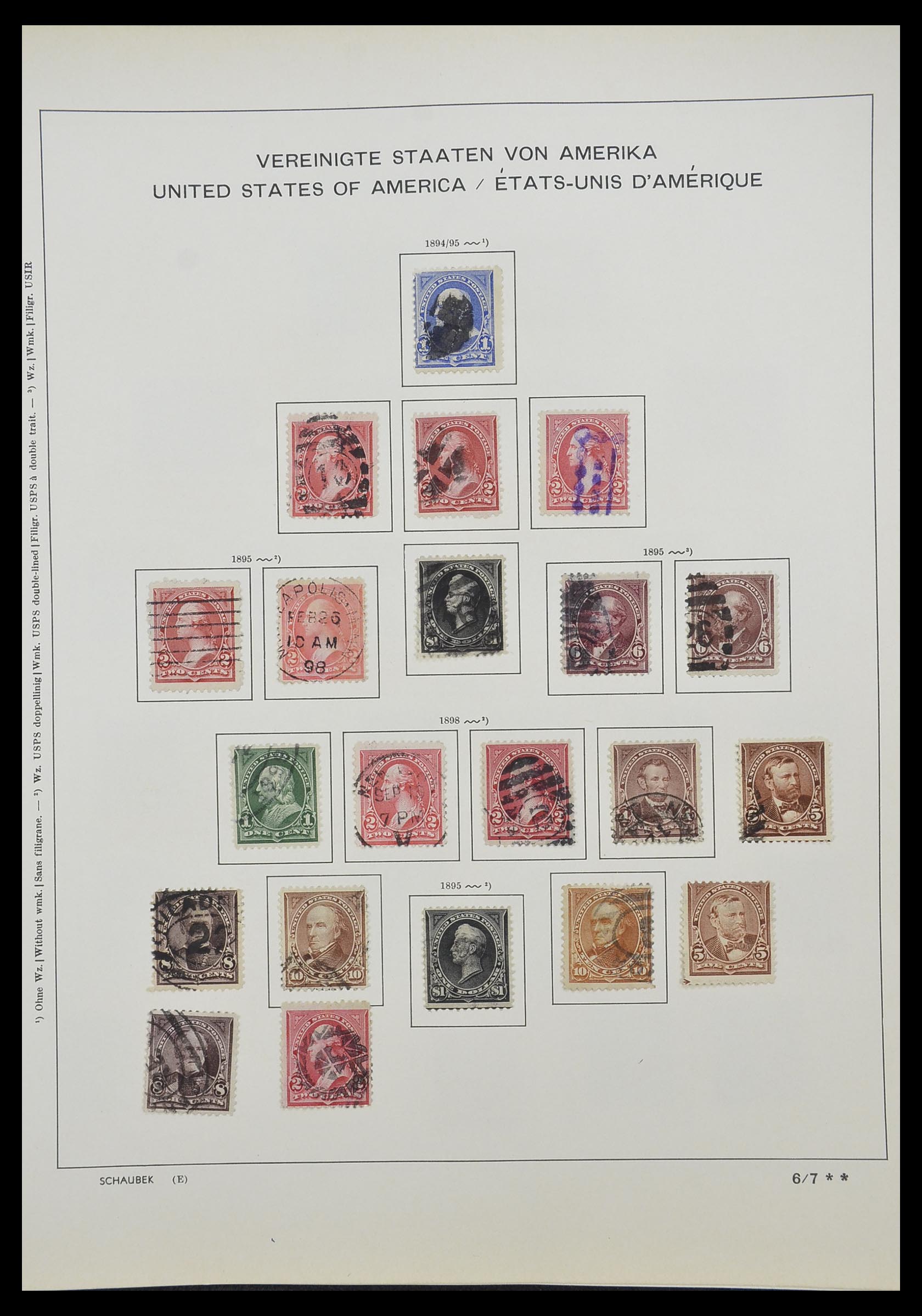 33211 017 - Stamp collection 33211 USA 1847-2010.