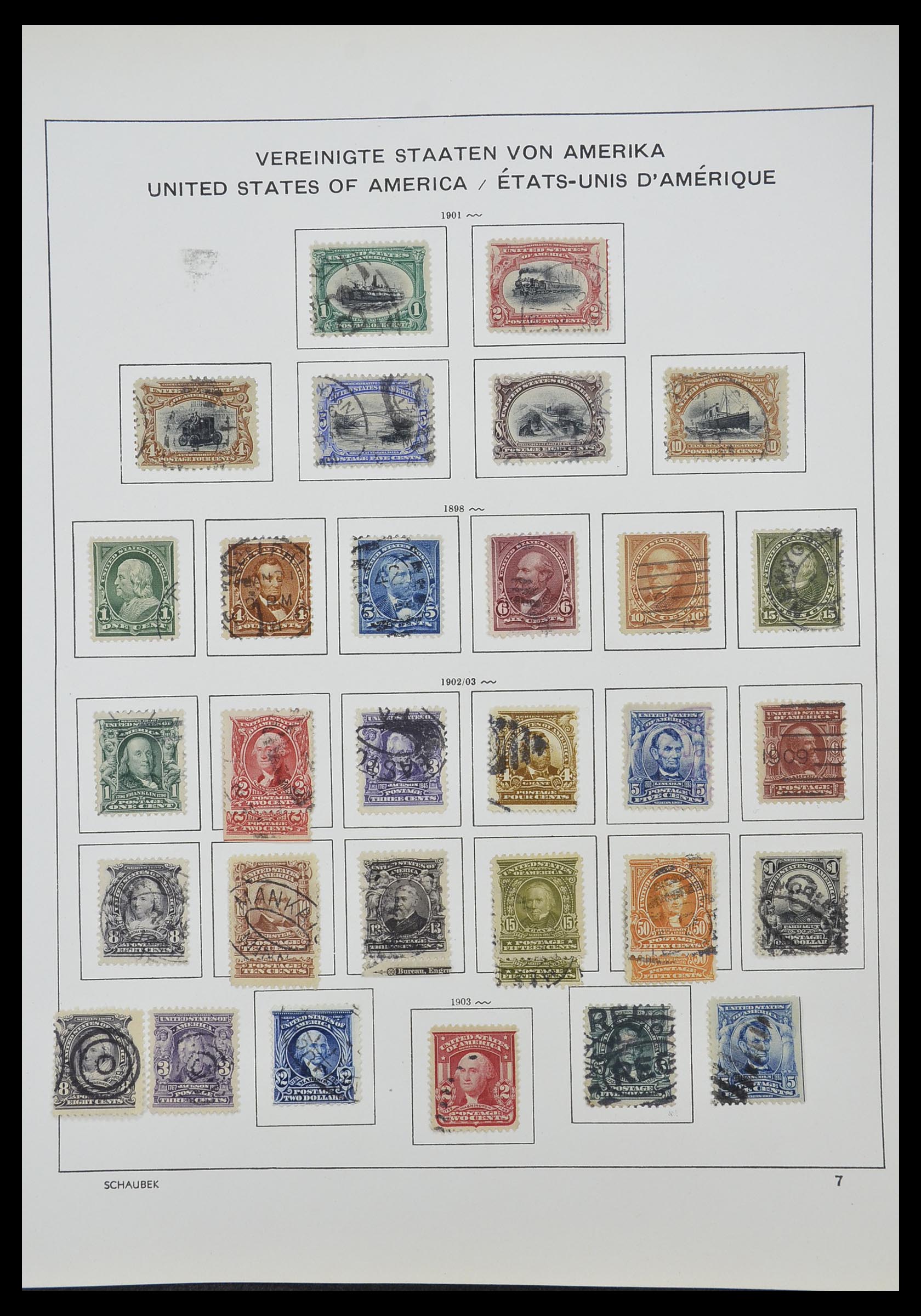 33211 018 - Stamp collection 33211 USA 1847-2010.