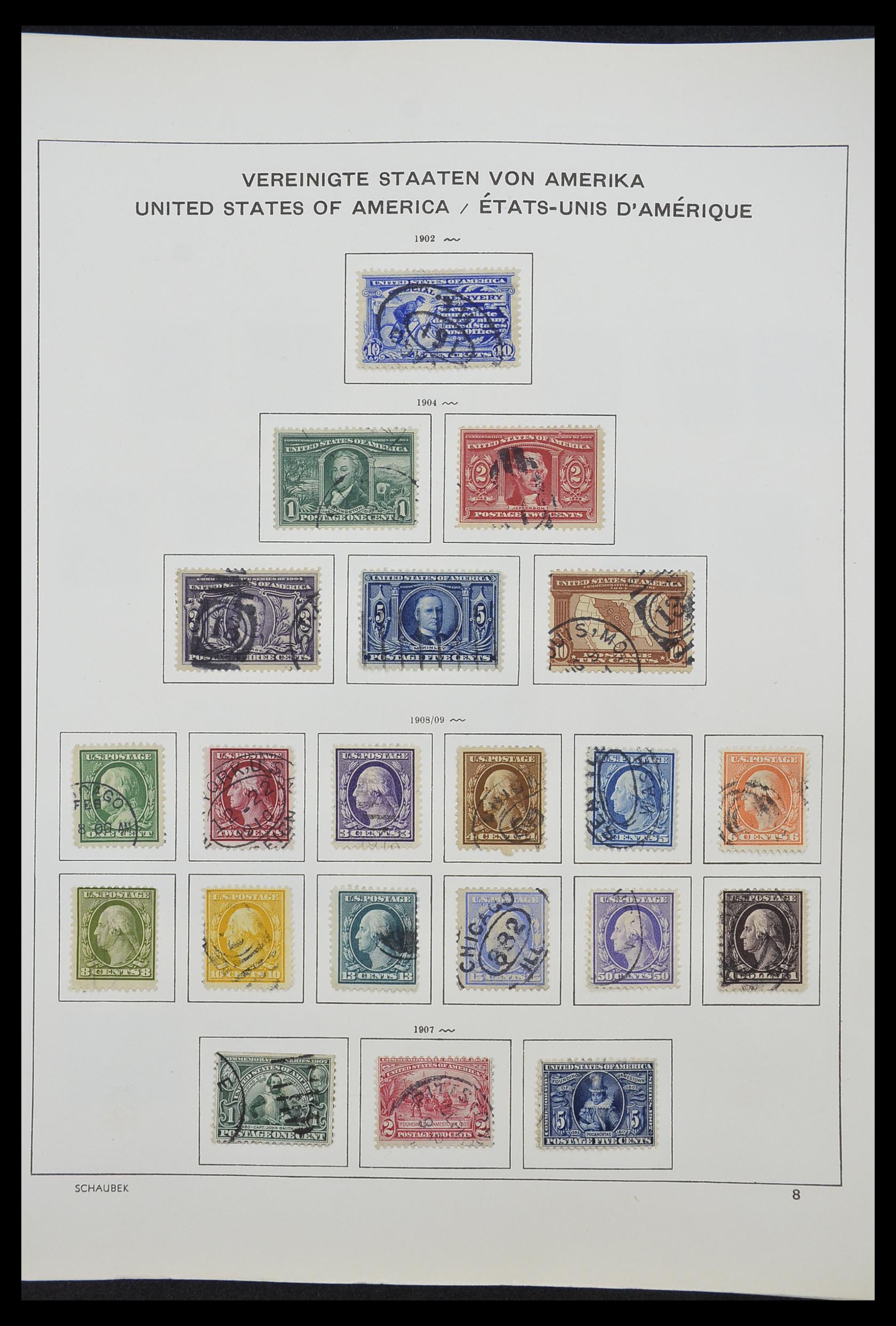 33211 019 - Postzegelverzameling 33211 USA 1847-2010.
