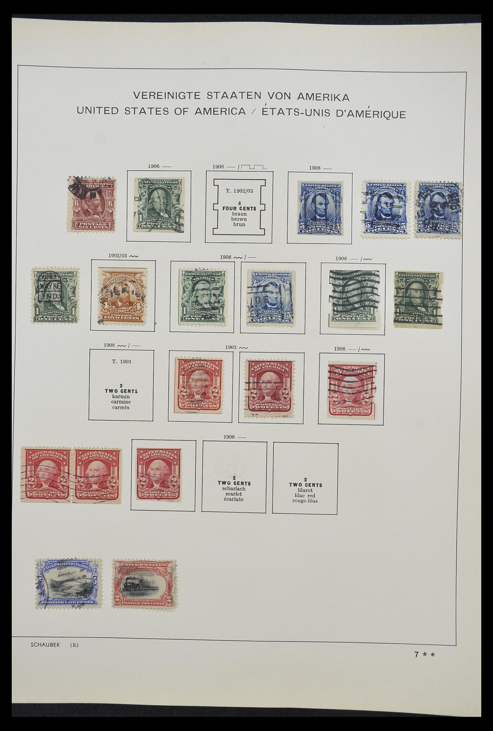 33211 020 - Postzegelverzameling 33211 USA 1847-2010.