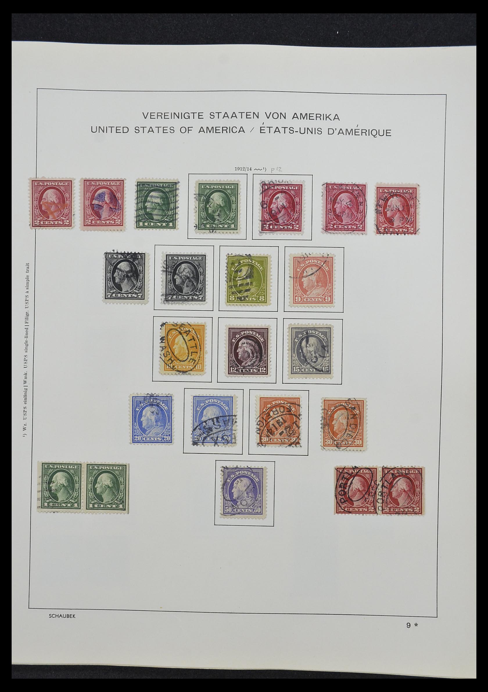 33211 026 - Stamp collection 33211 USA 1847-2010.