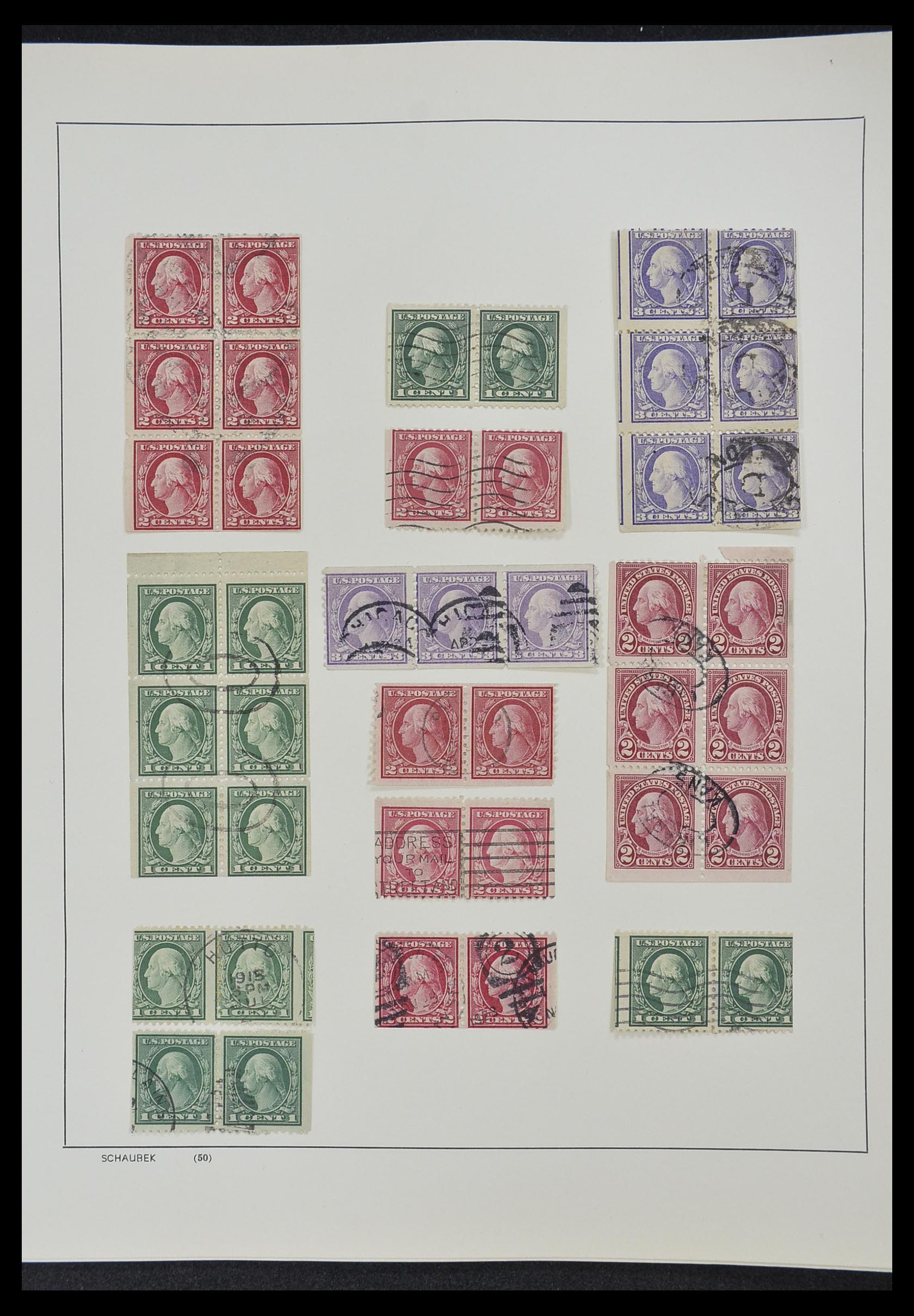 33211 032 - Stamp collection 33211 USA 1847-2010.