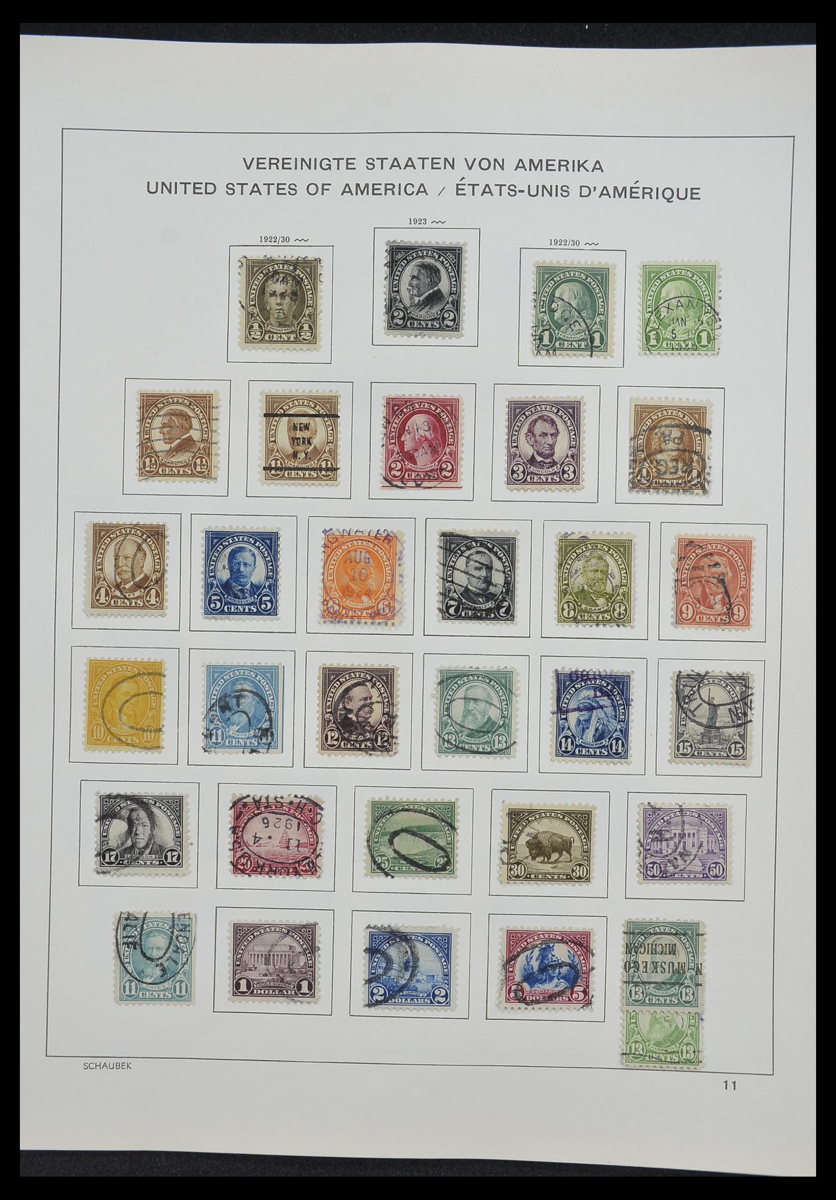 33211 035 - Stamp collection 33211 USA 1847-2010.