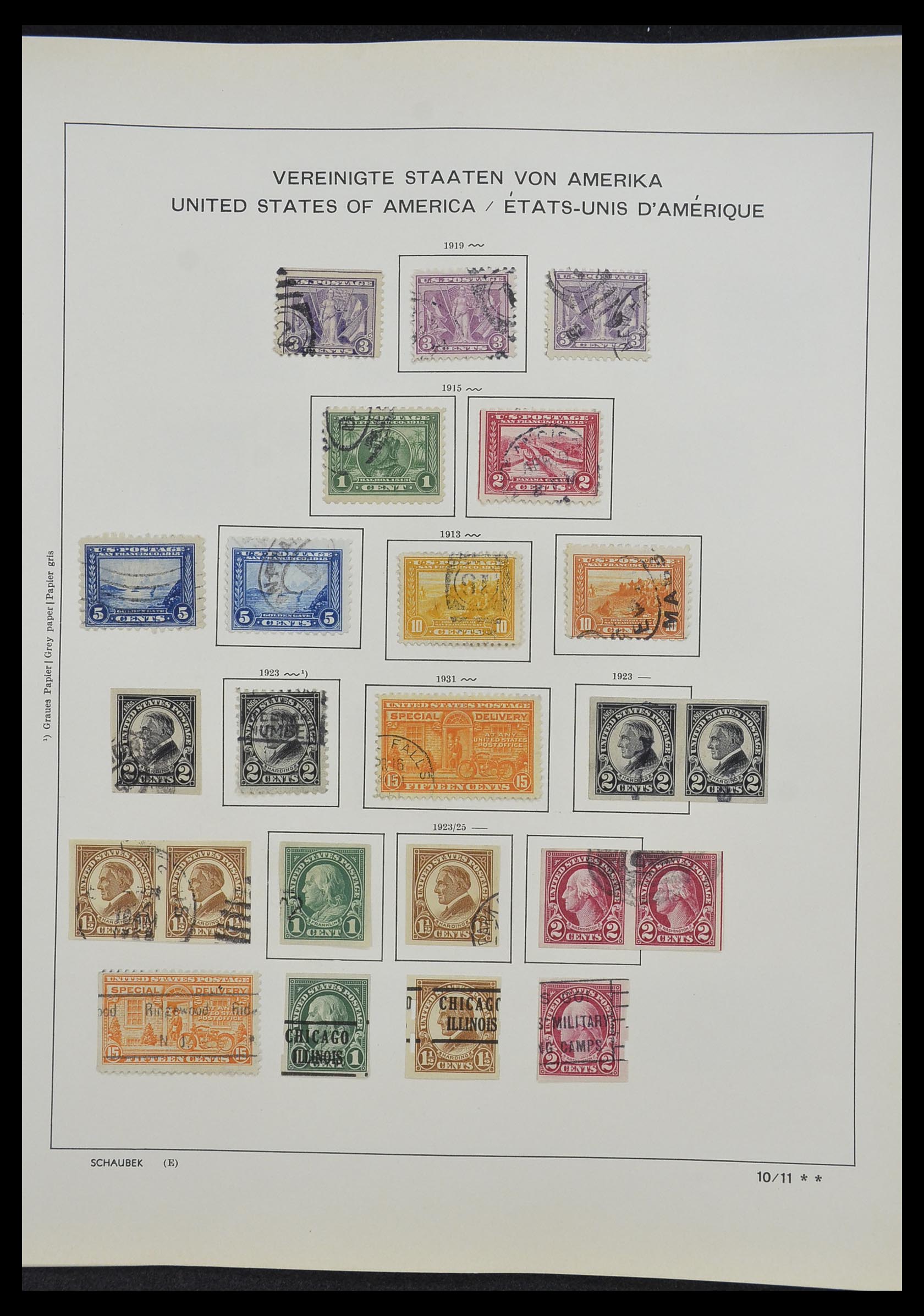 33211 036 - Stamp collection 33211 USA 1847-2010.
