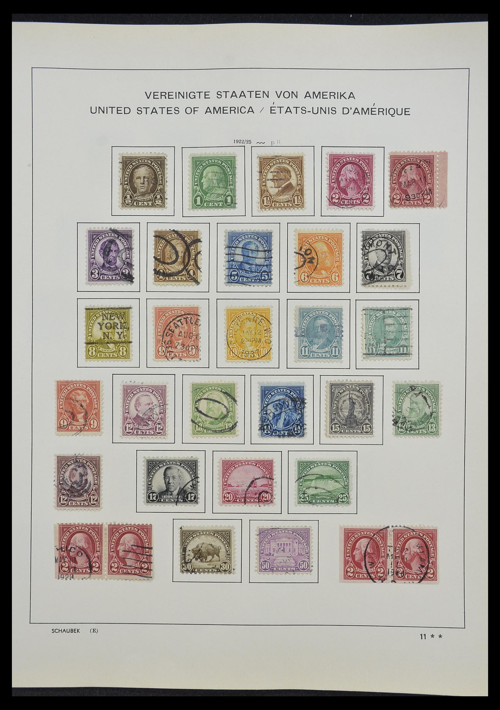 33211 037 - Stamp collection 33211 USA 1847-2010.
