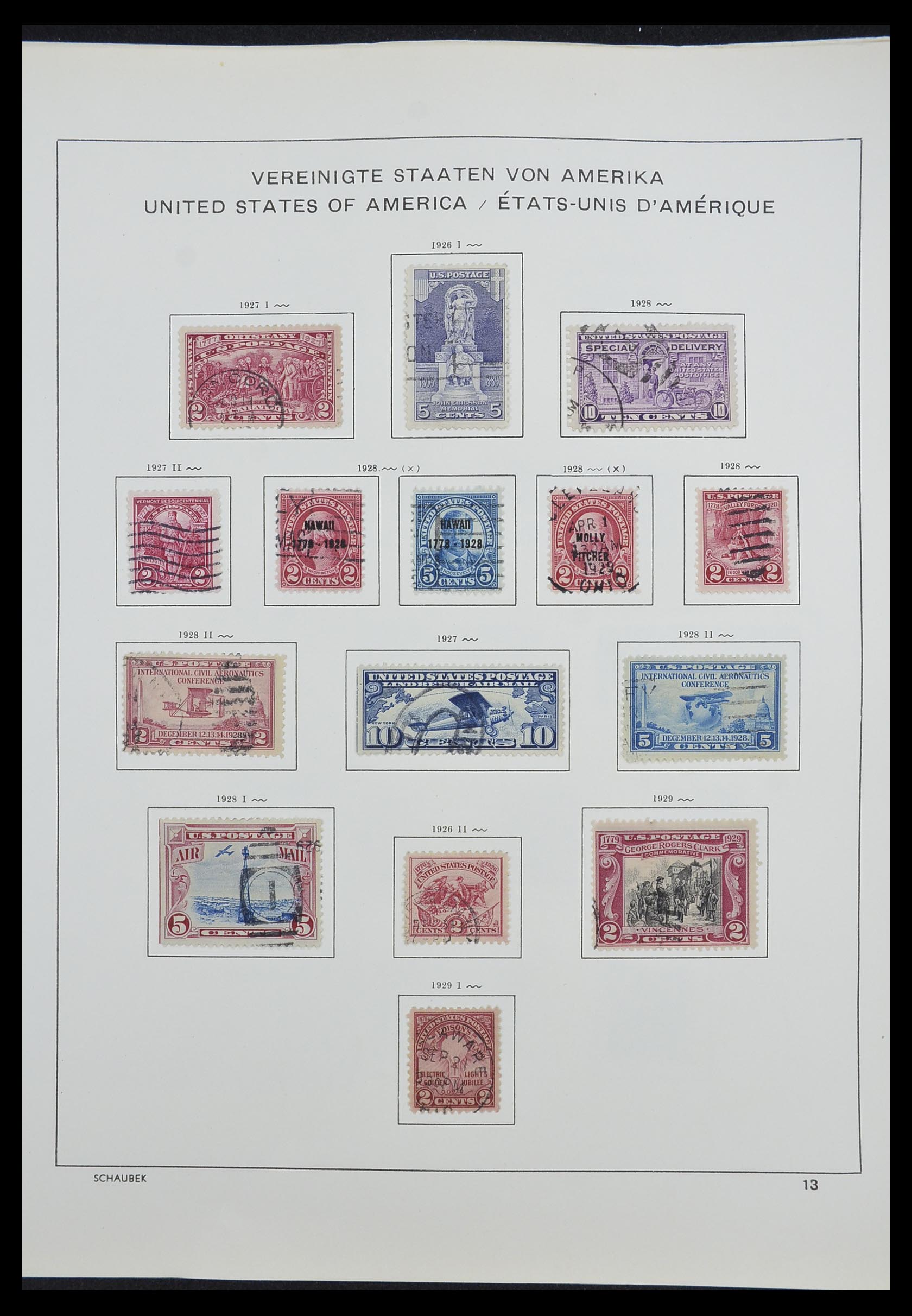 33211 041 - Stamp collection 33211 USA 1847-2010.
