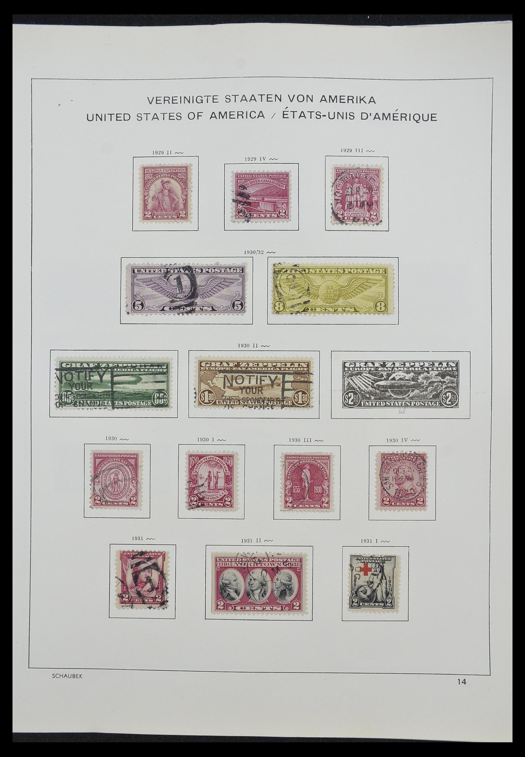 33211 042 - Postzegelverzameling 33211 USA 1847-2010.