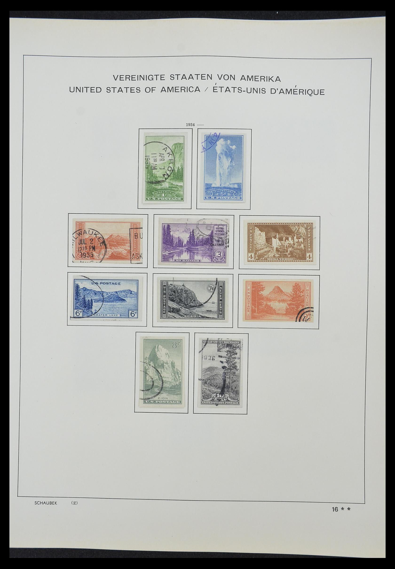 33211 046 - Postzegelverzameling 33211 USA 1847-2010.