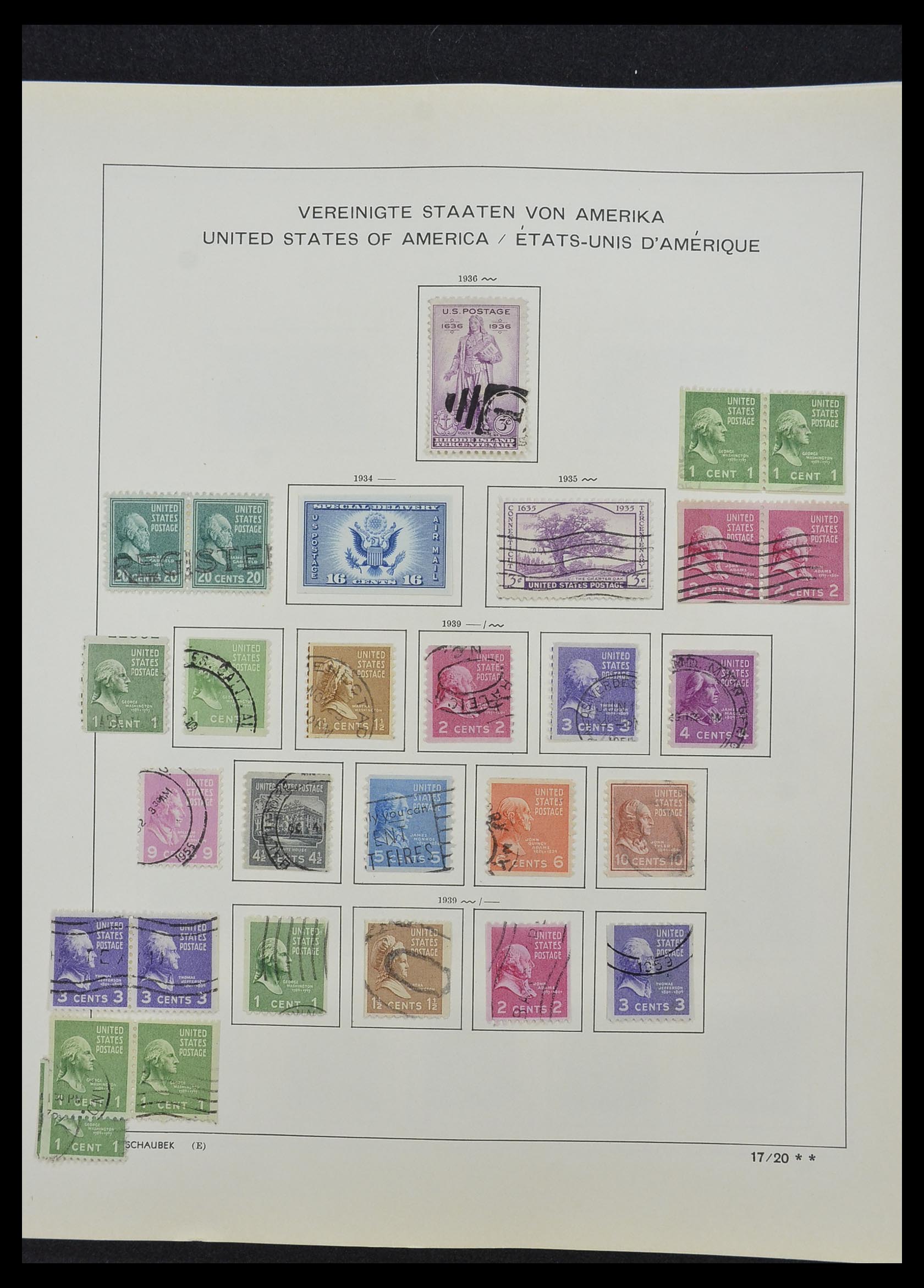 33211 052 - Stamp collection 33211 USA 1847-2010.