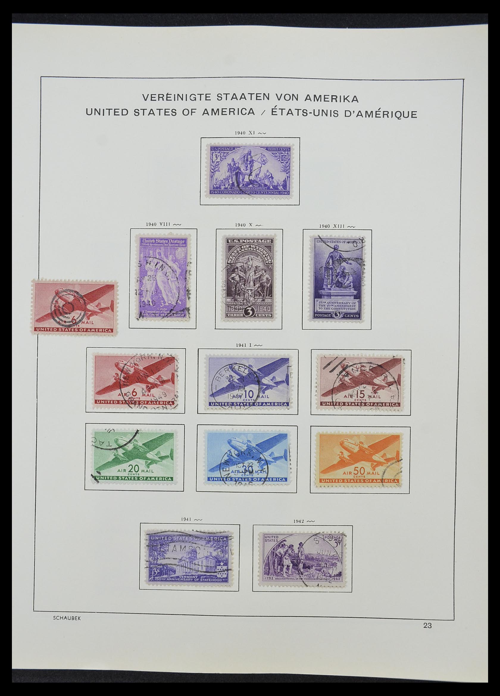 33211 055 - Stamp collection 33211 USA 1847-2010.