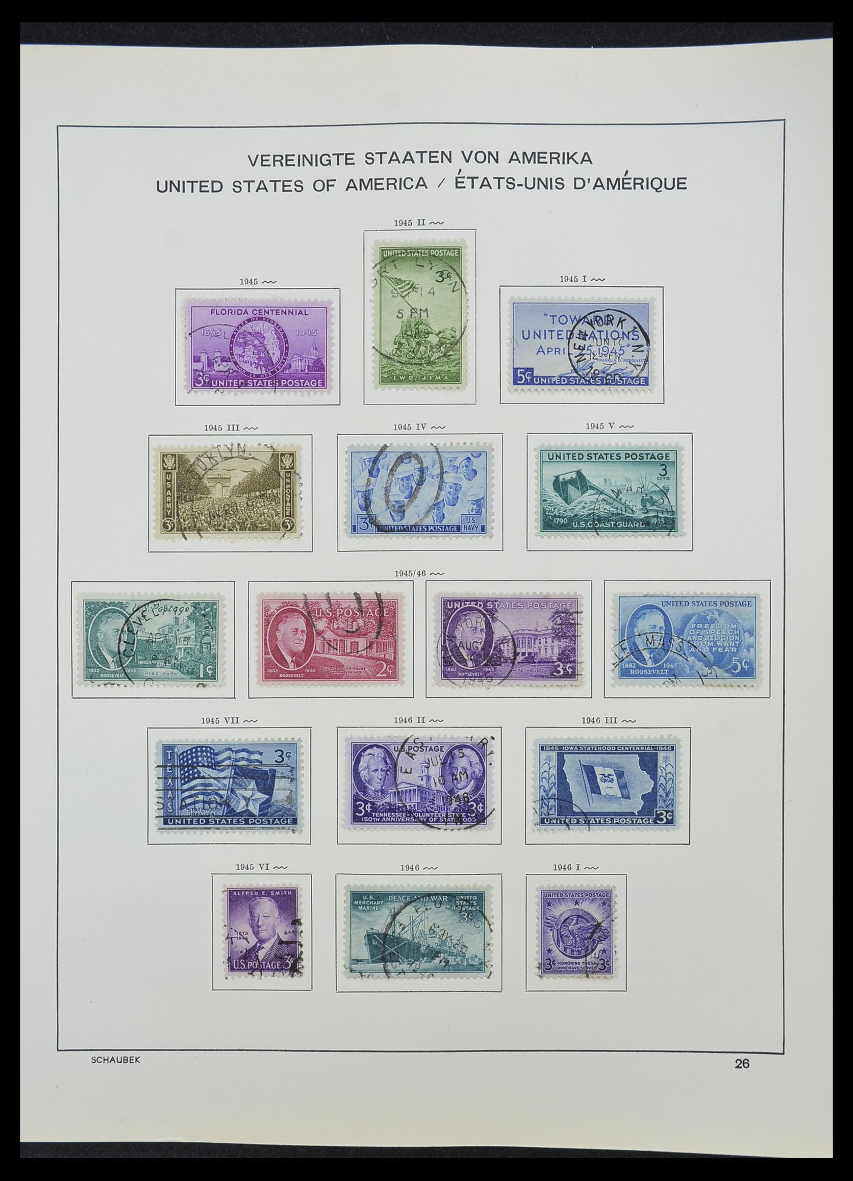 33211 058 - Postzegelverzameling 33211 USA 1847-2010.