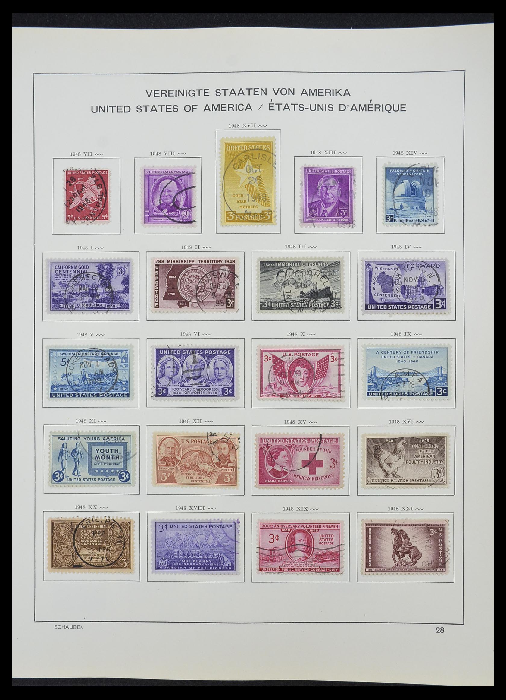 33211 060 - Stamp collection 33211 USA 1847-2010.