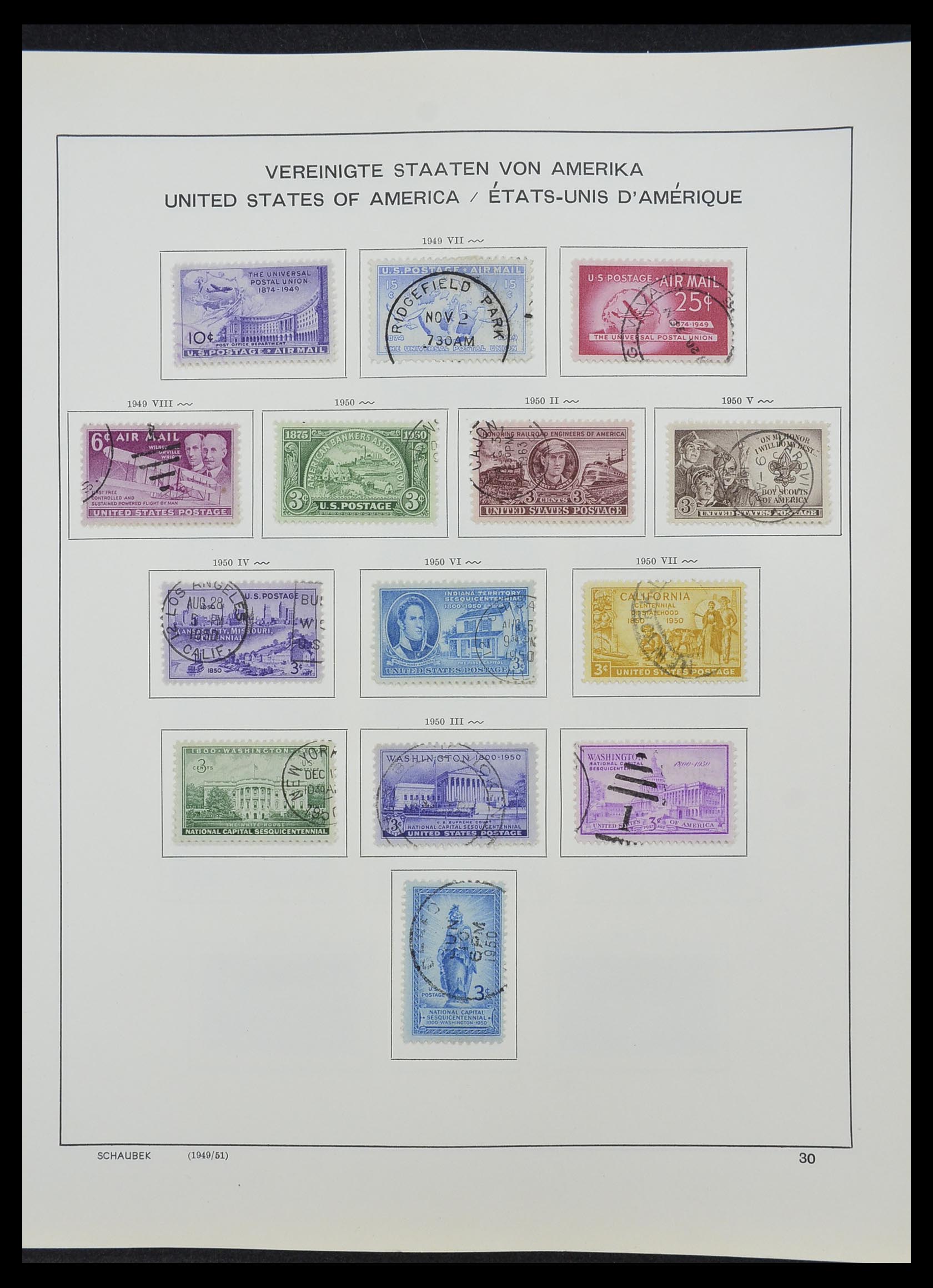 33211 062 - Stamp collection 33211 USA 1847-2010.