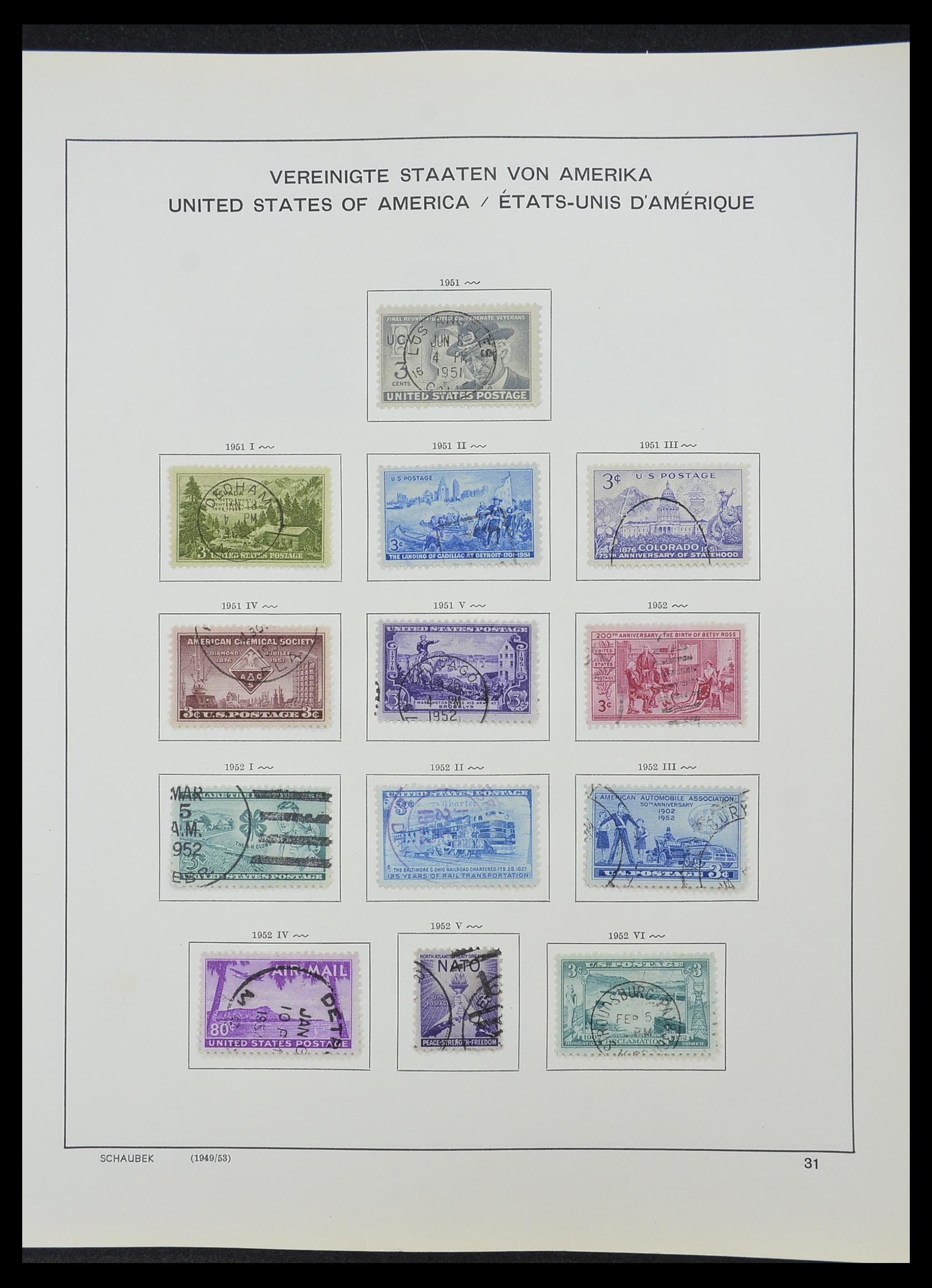 33211 063 - Stamp collection 33211 USA 1847-2010.