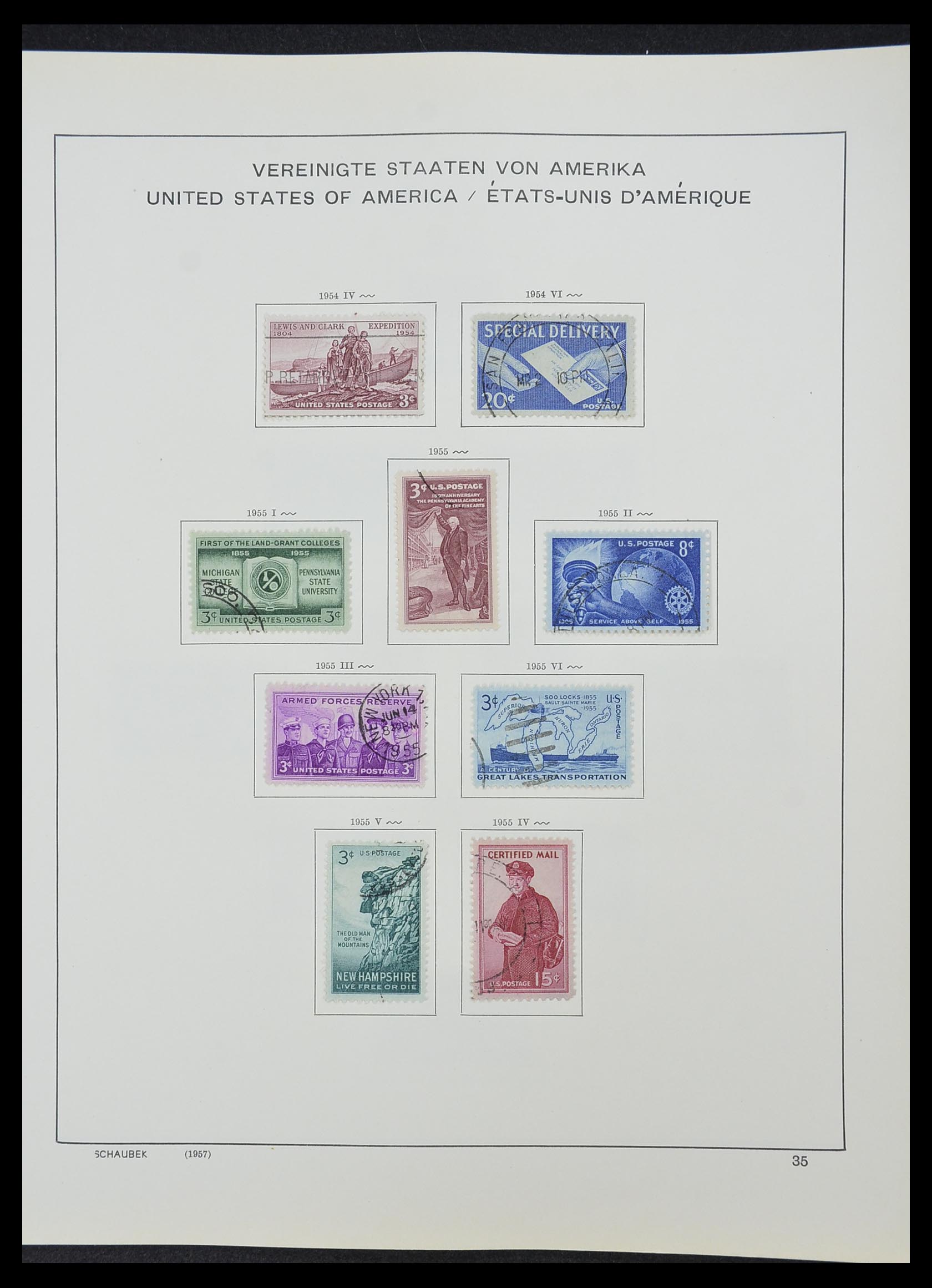 33211 067 - Stamp collection 33211 USA 1847-2010.