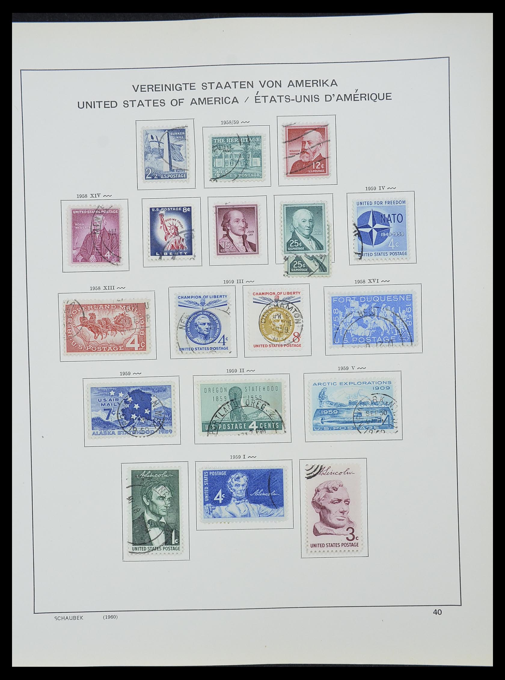 33211 072 - Stamp collection 33211 USA 1847-2010.