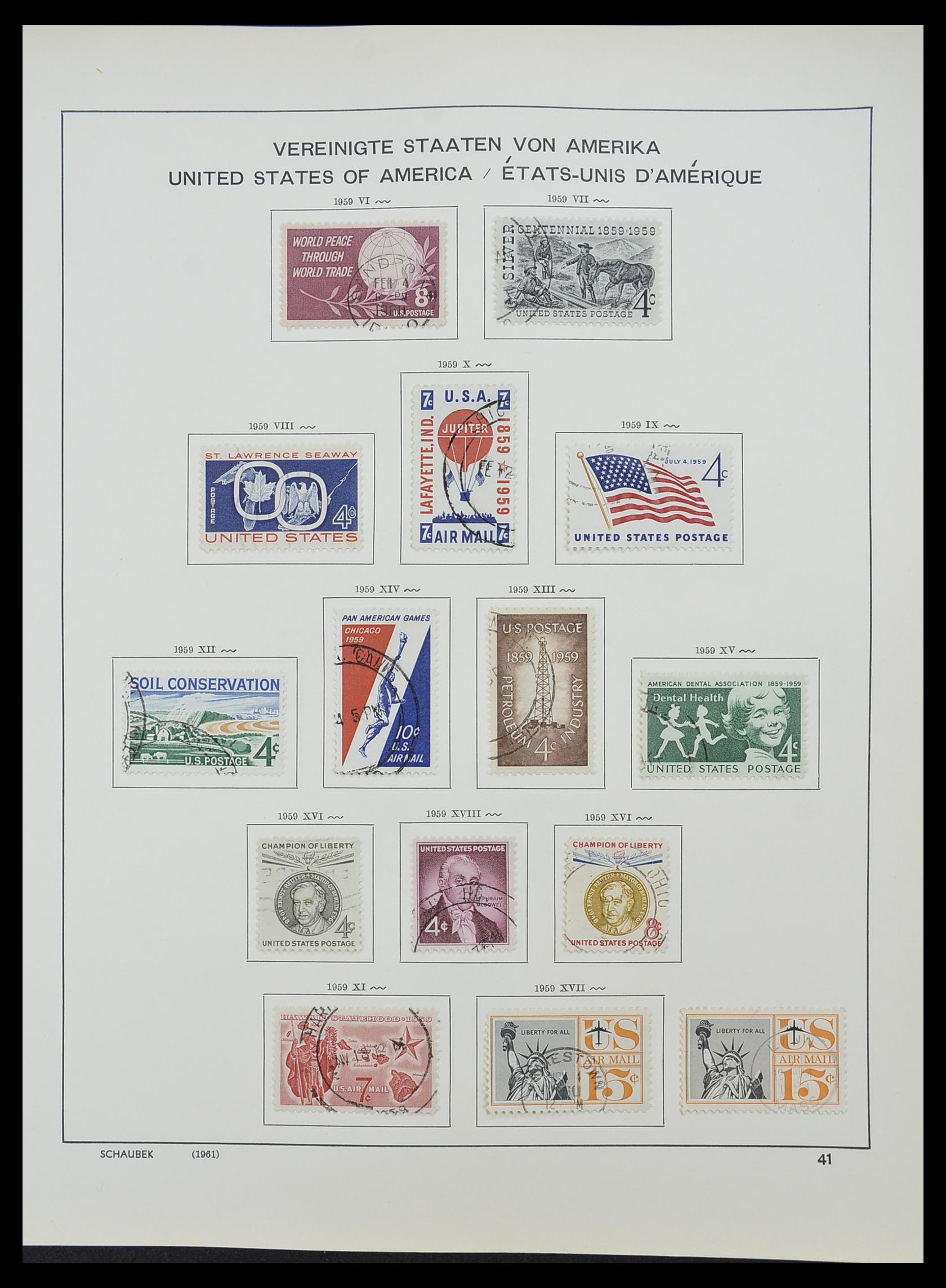 33211 073 - Stamp collection 33211 USA 1847-2010.