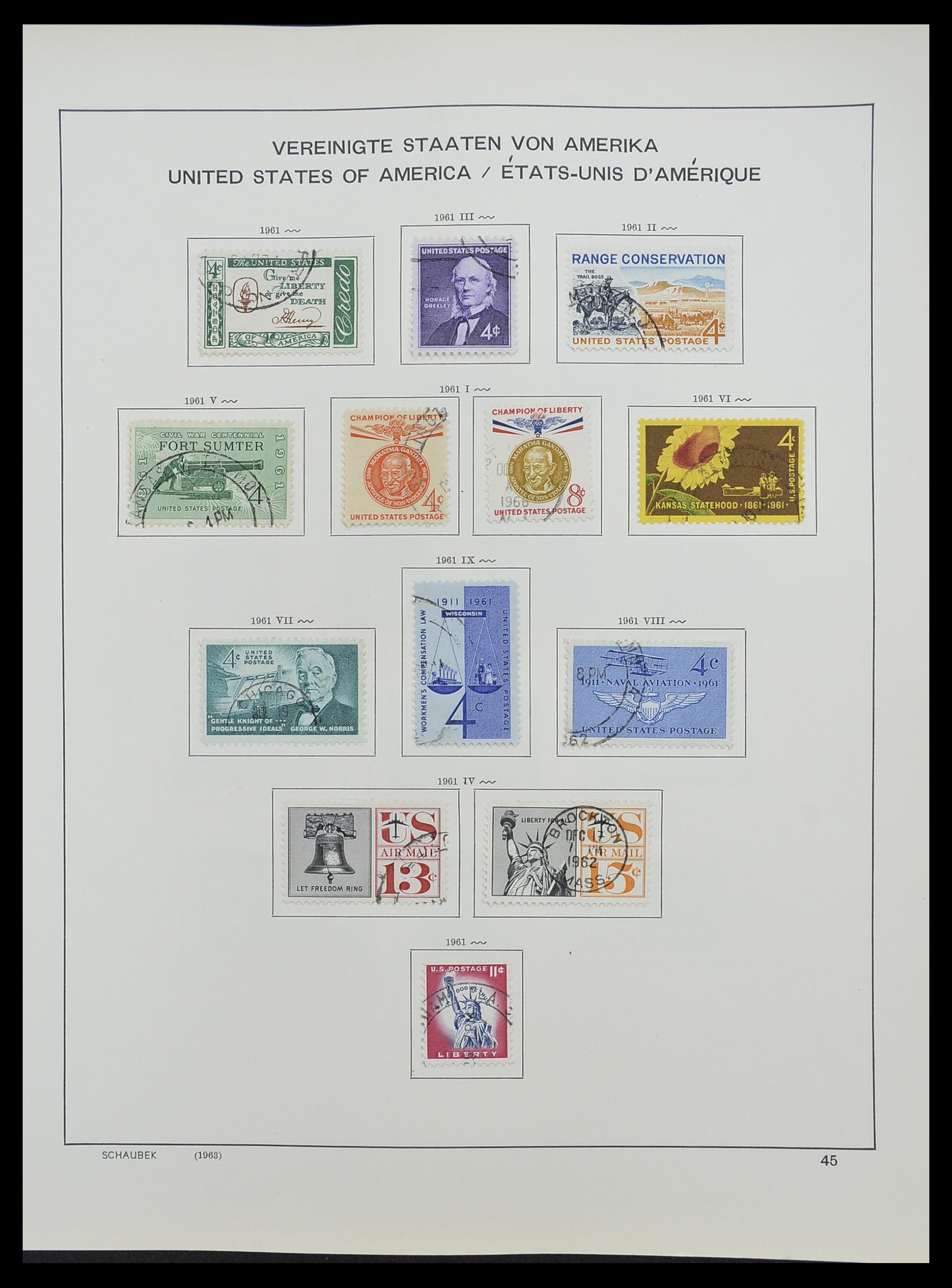 33211 077 - Stamp collection 33211 USA 1847-2010.