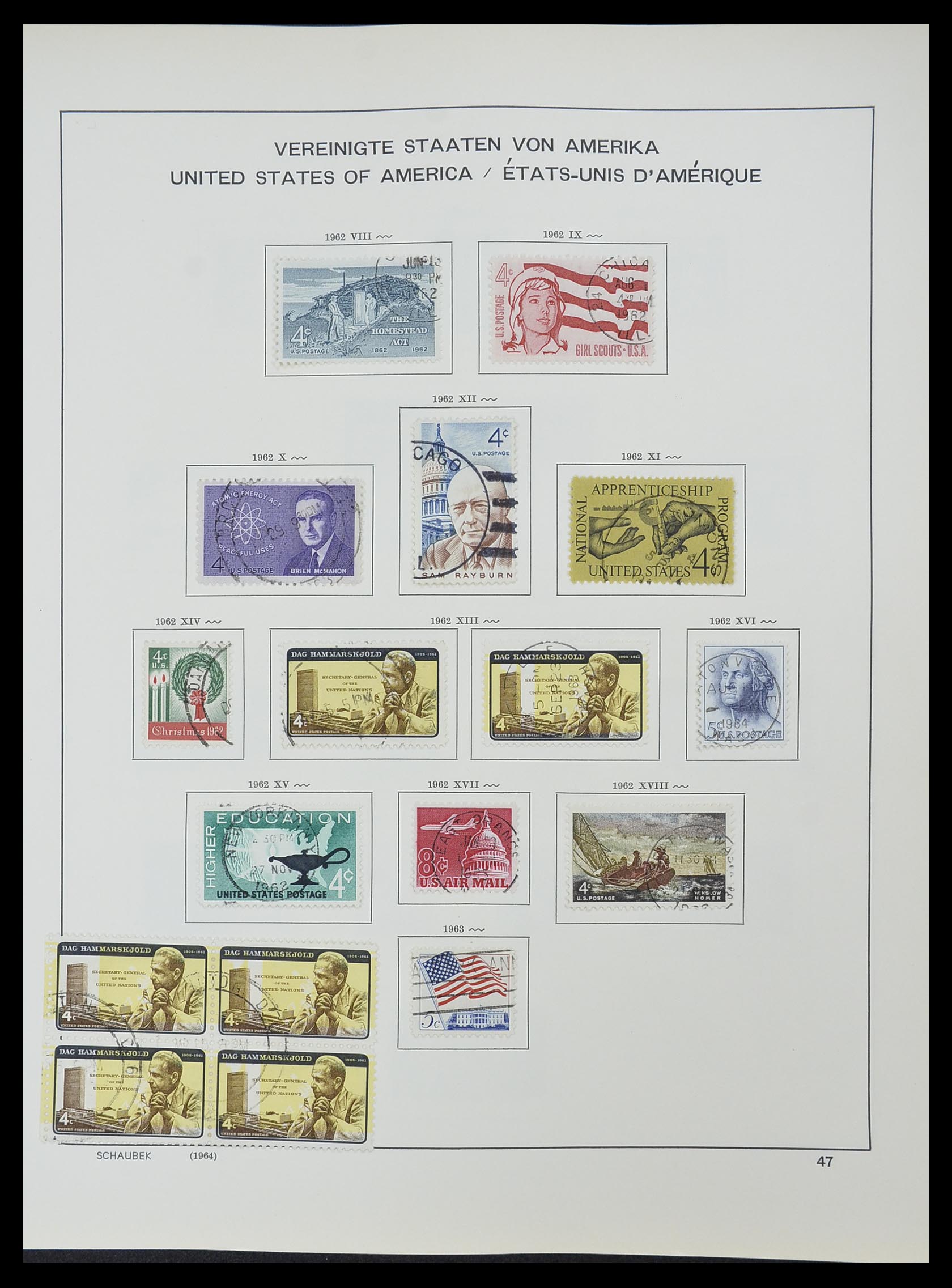 33211 079 - Stamp collection 33211 USA 1847-2010.