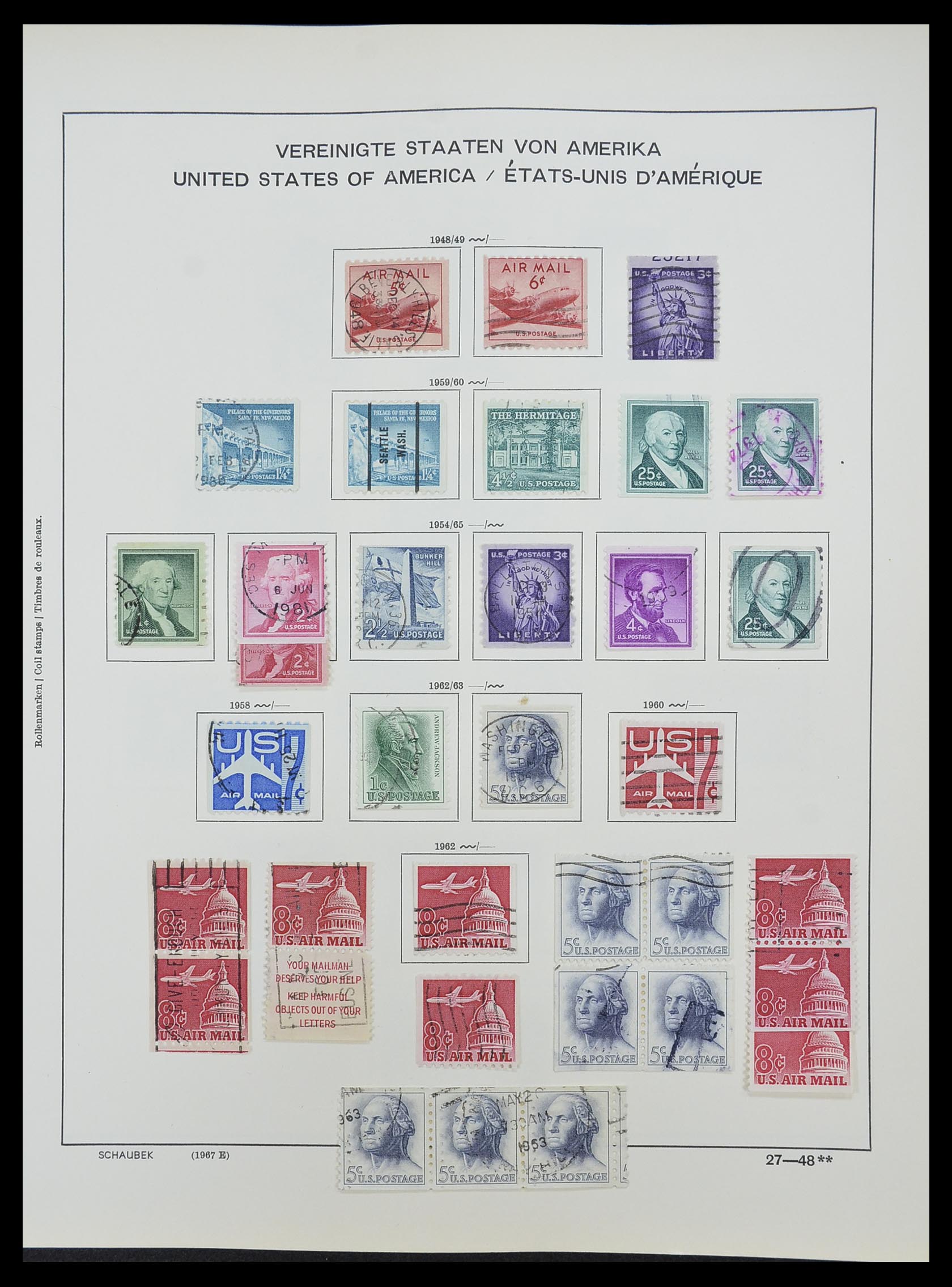 33211 081 - Stamp collection 33211 USA 1847-2010.