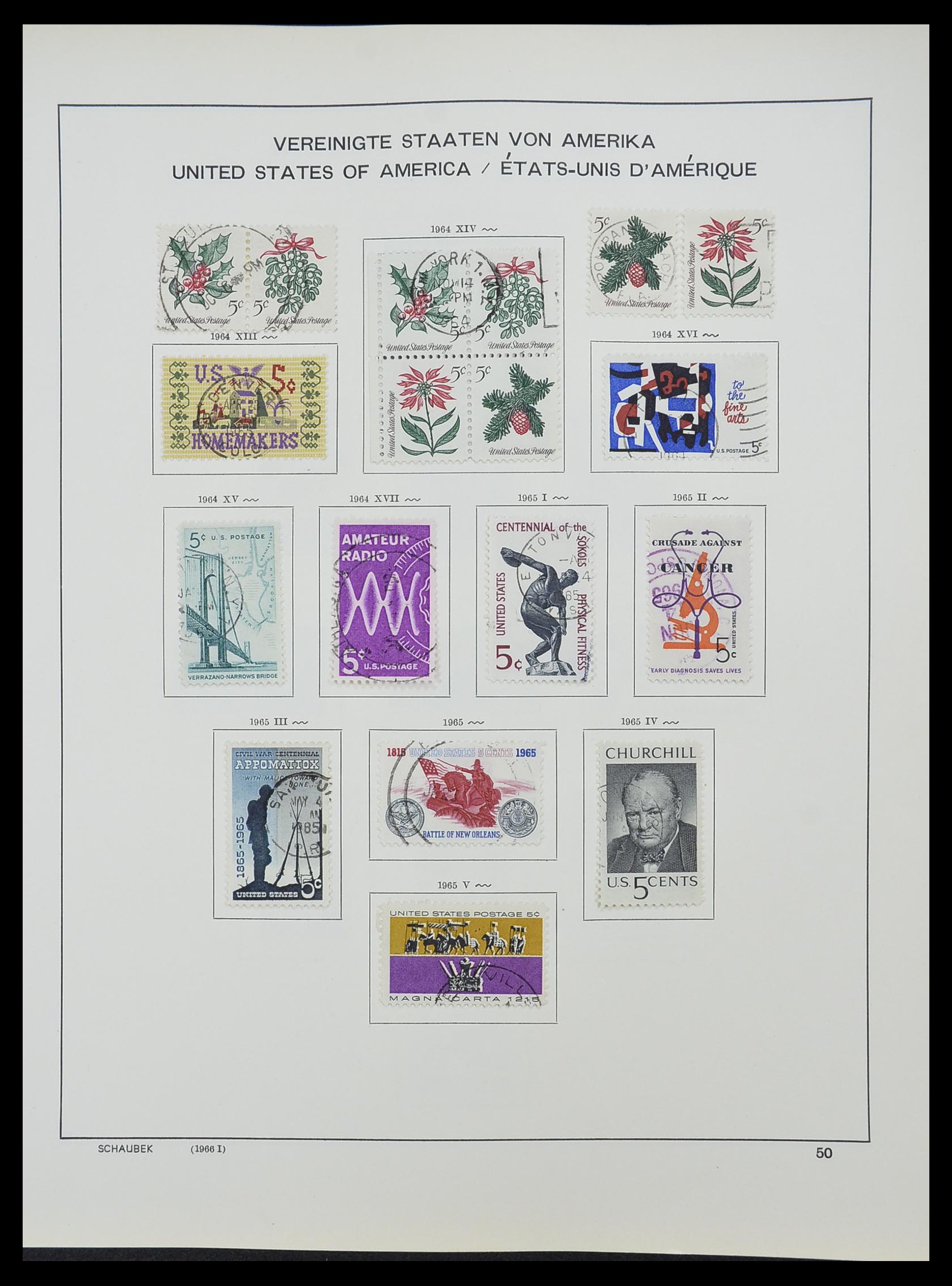 33211 083 - Stamp collection 33211 USA 1847-2010.
