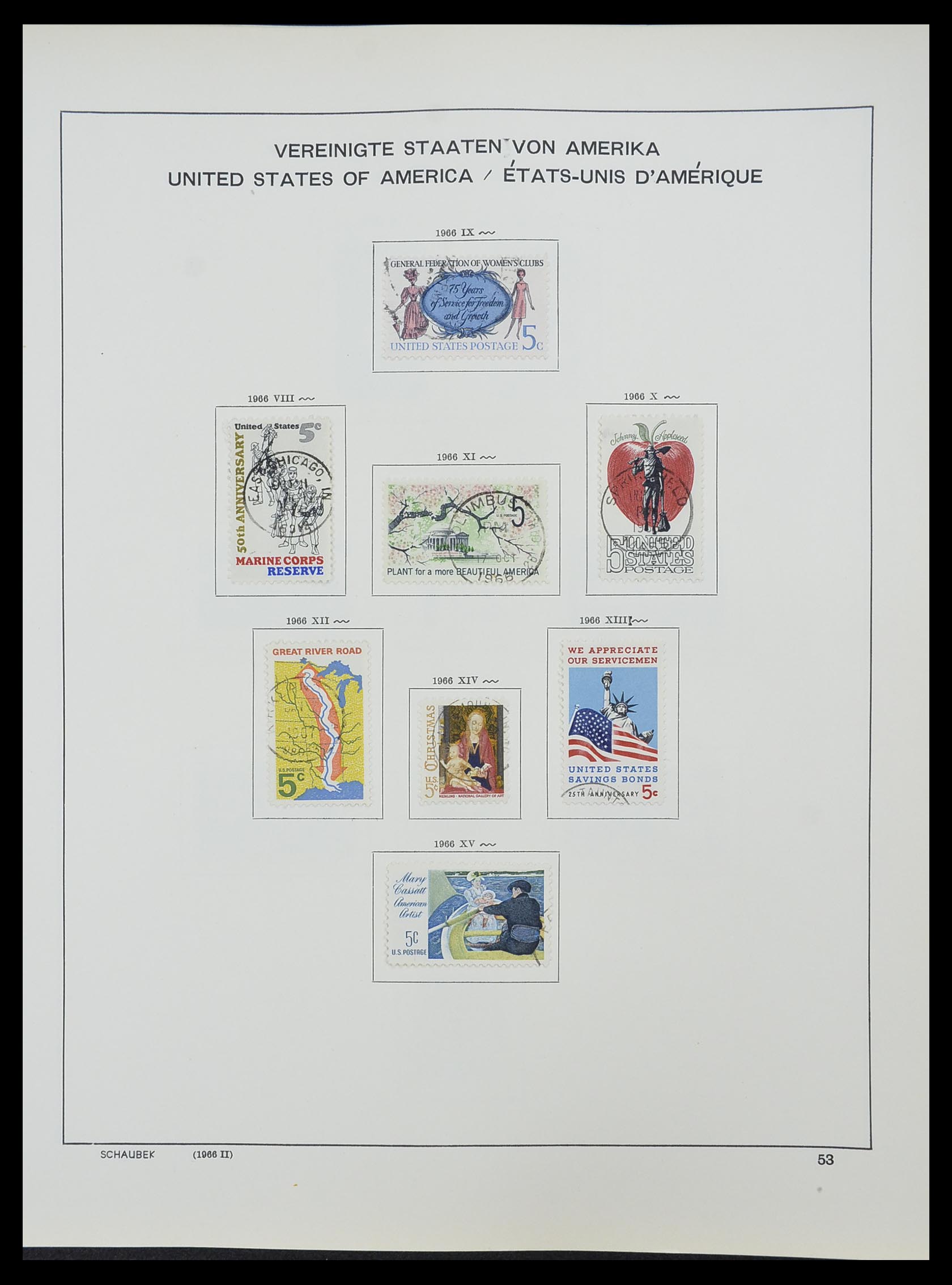 33211 086 - Stamp collection 33211 USA 1847-2010.