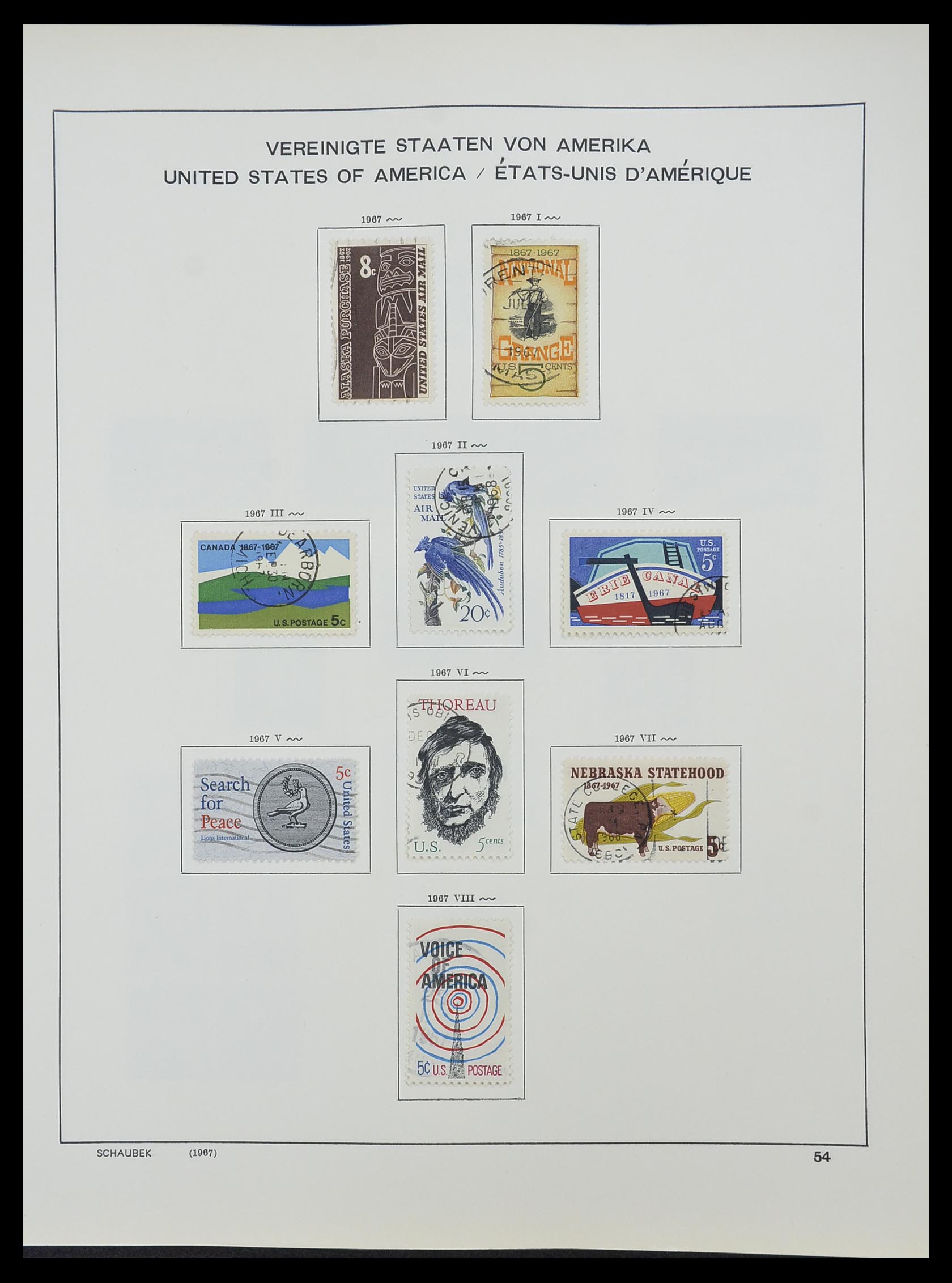 33211 087 - Stamp collection 33211 USA 1847-2010.