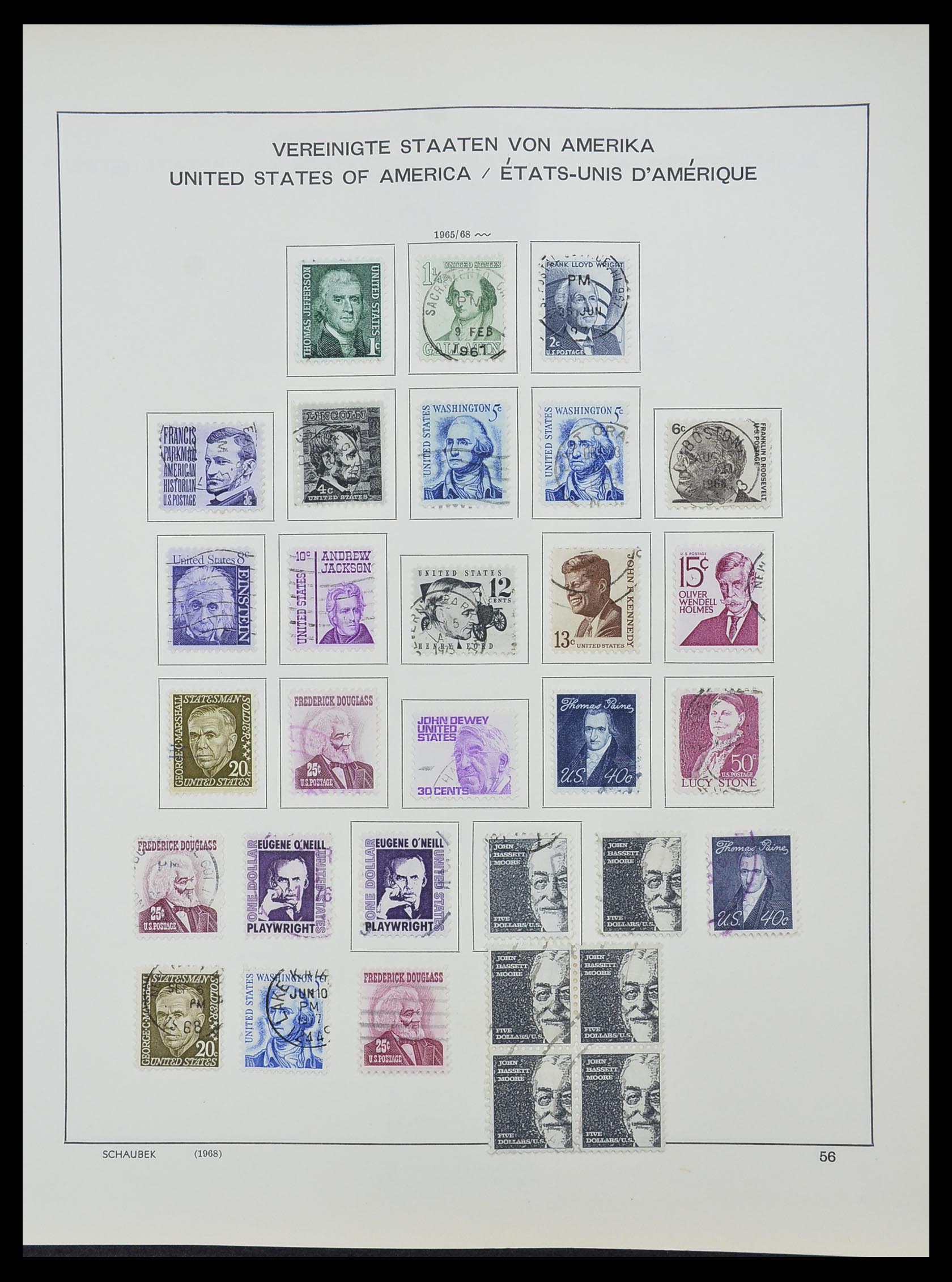 33211 089 - Stamp collection 33211 USA 1847-2010.