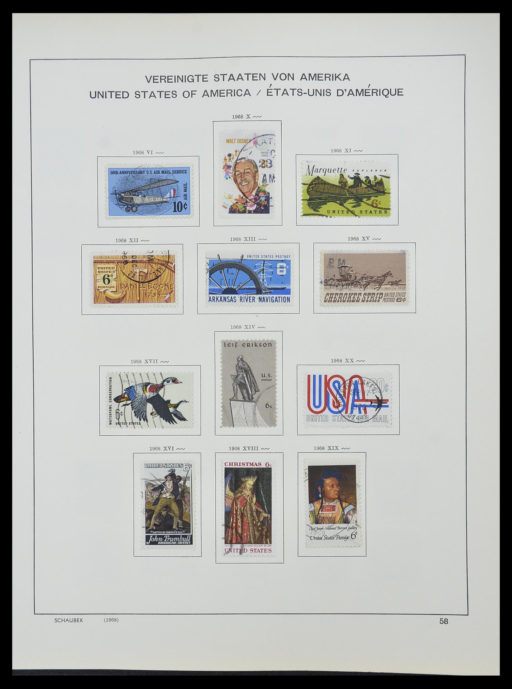 33211 091 - Stamp collection 33211 USA 1847-2010.