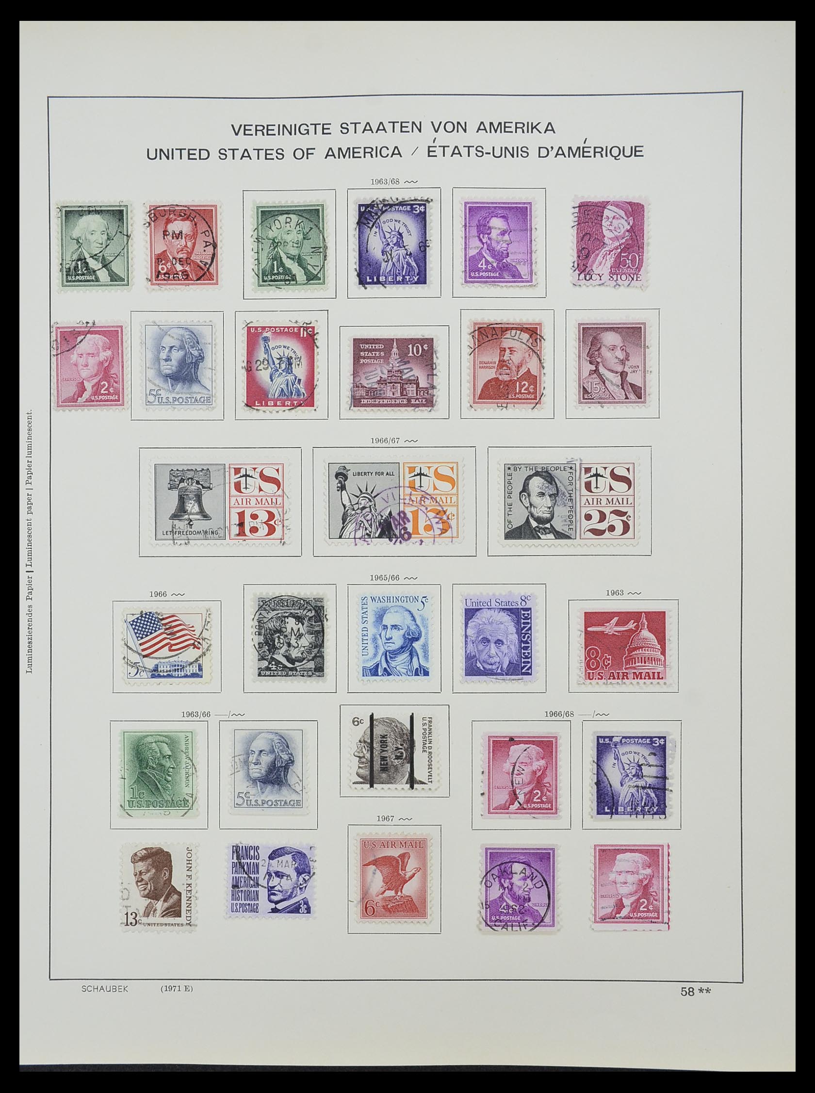 33211 092 - Stamp collection 33211 USA 1847-2010.