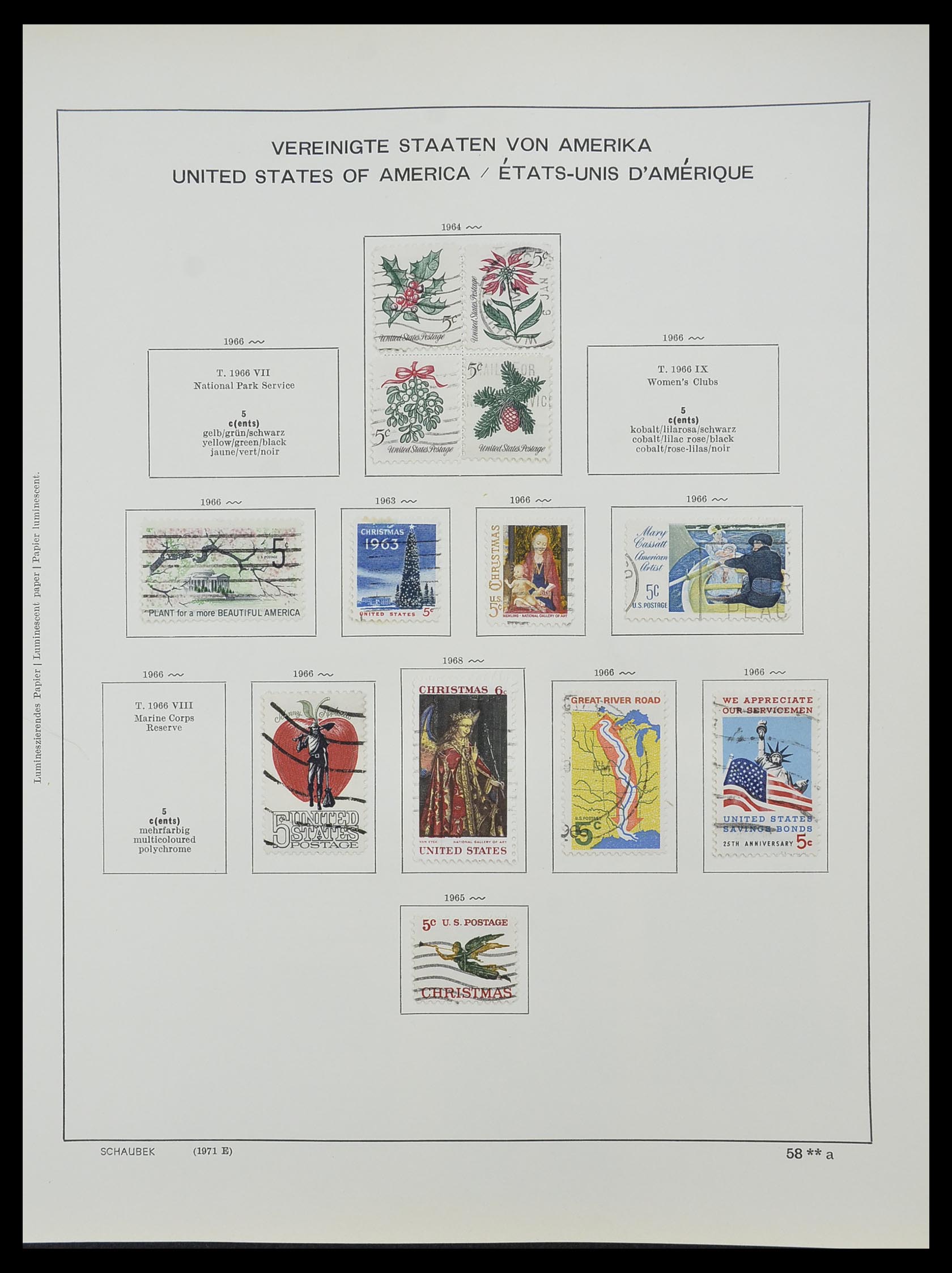 33211 093 - Stamp collection 33211 USA 1847-2010.