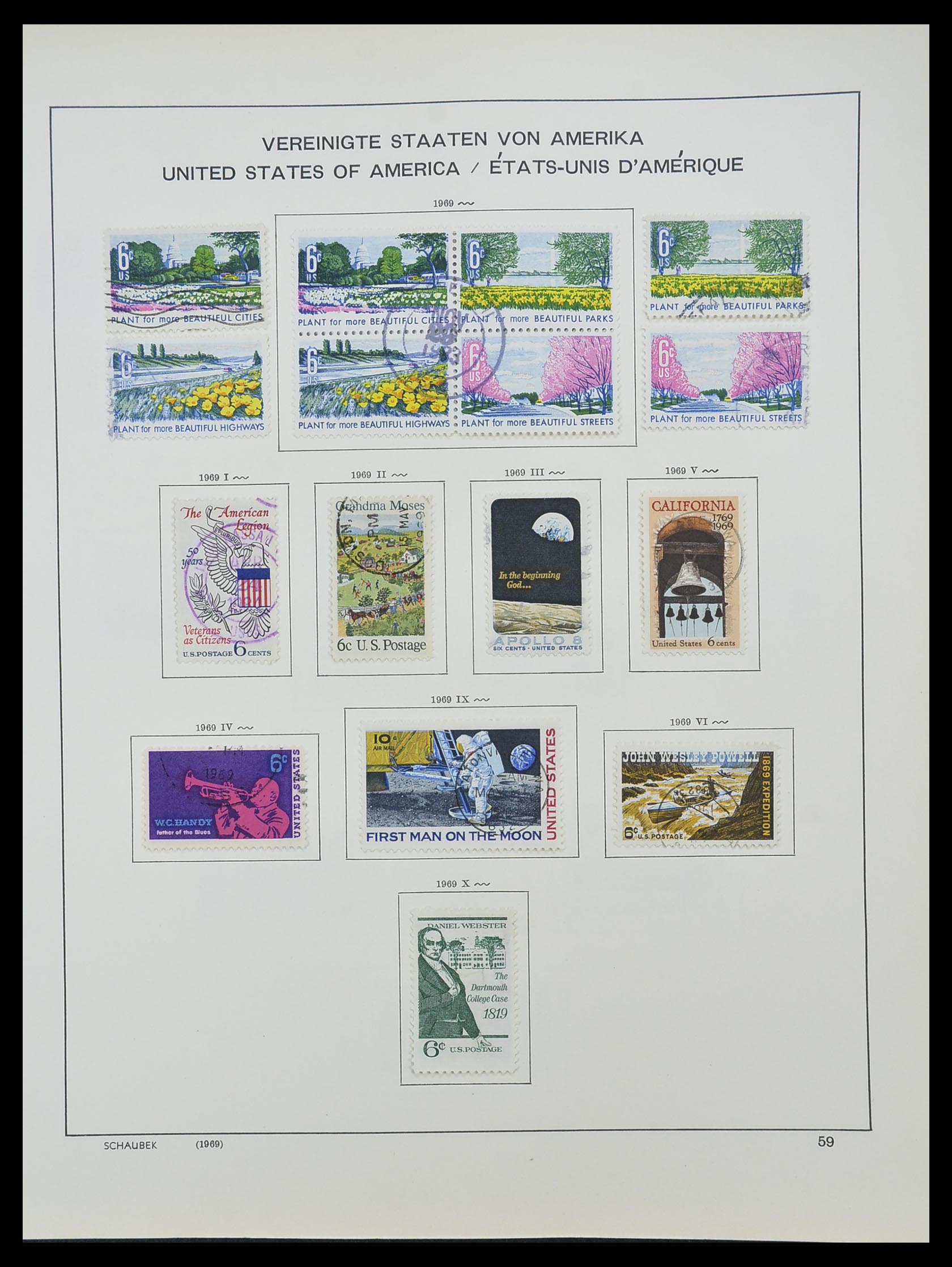 33211 095 - Stamp collection 33211 USA 1847-2010.