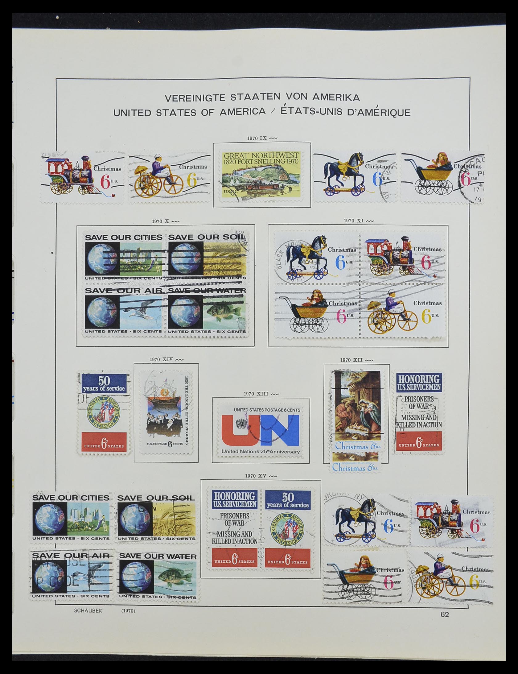 33211 098 - Stamp collection 33211 USA 1847-2010.