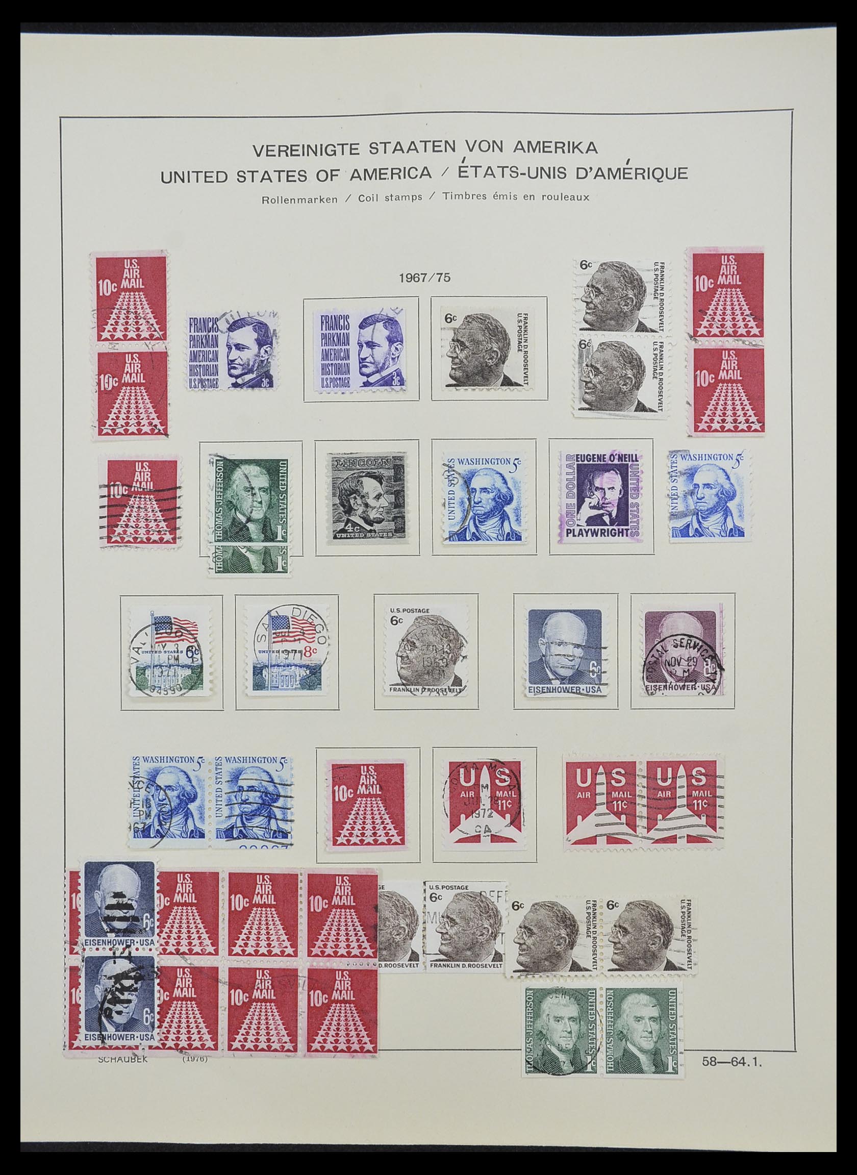 33211 100 - Stamp collection 33211 USA 1847-2010.