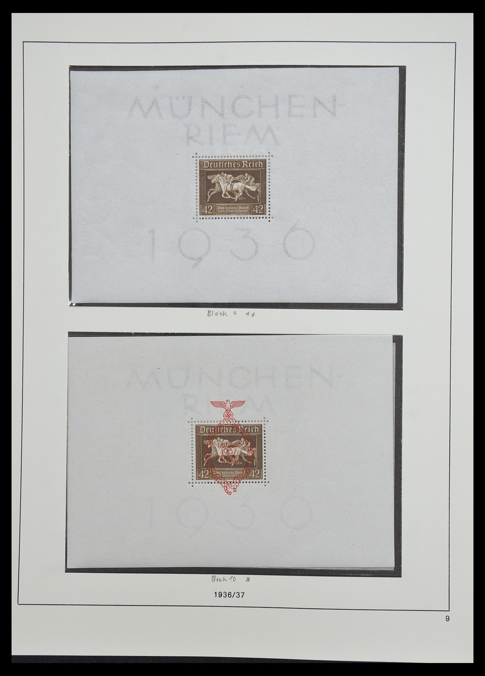 33214 008 - Stamp collection 33214 German Reich 1933-1945.