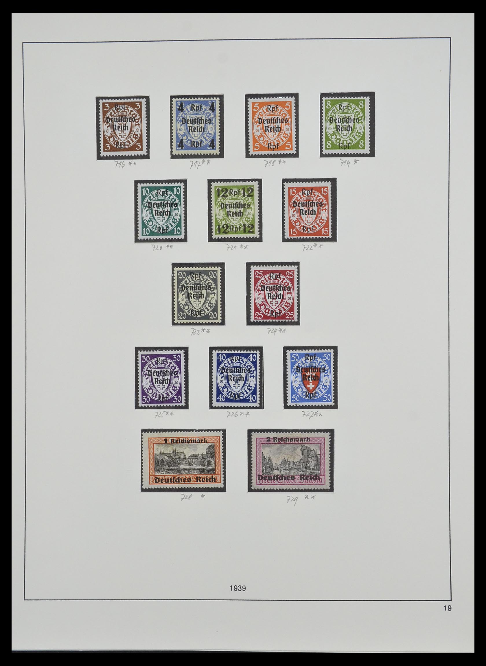 33214 018 - Stamp collection 33214 German Reich 1933-1945.