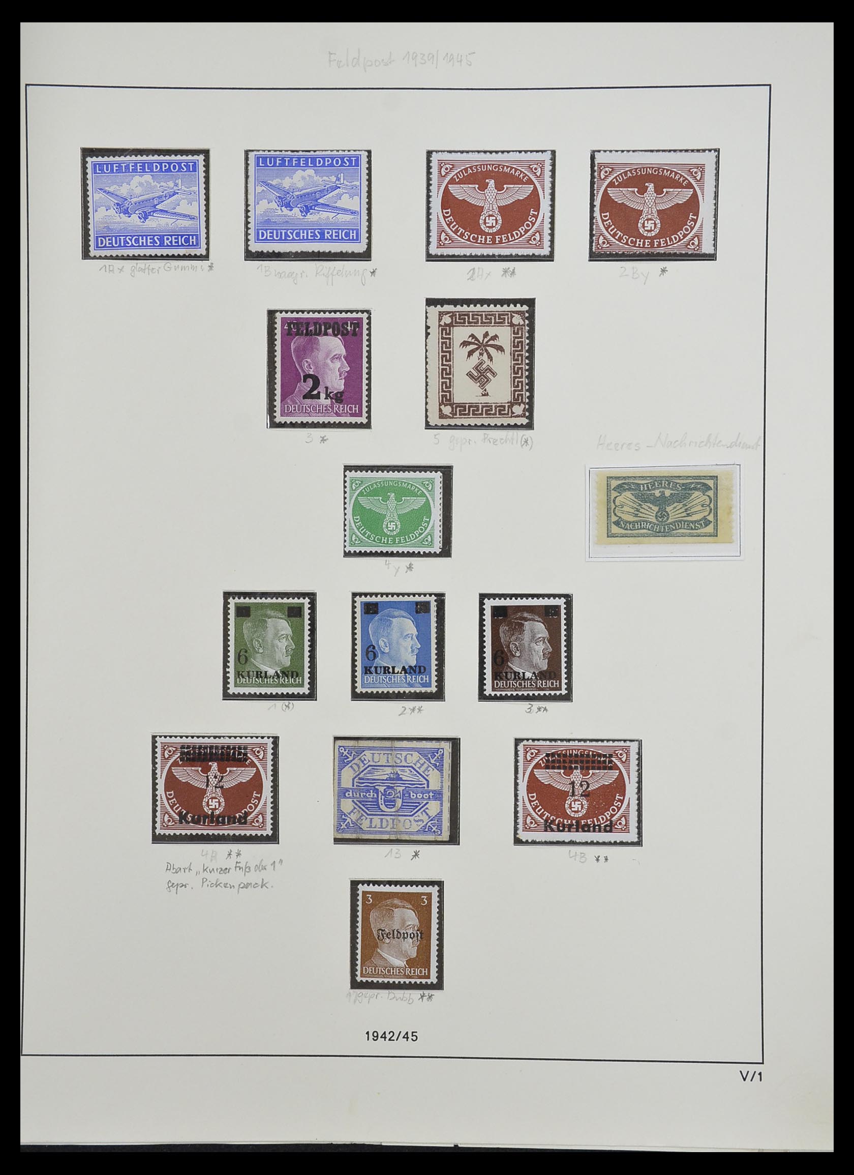 33214 036 - Stamp collection 33214 German Reich 1933-1945.