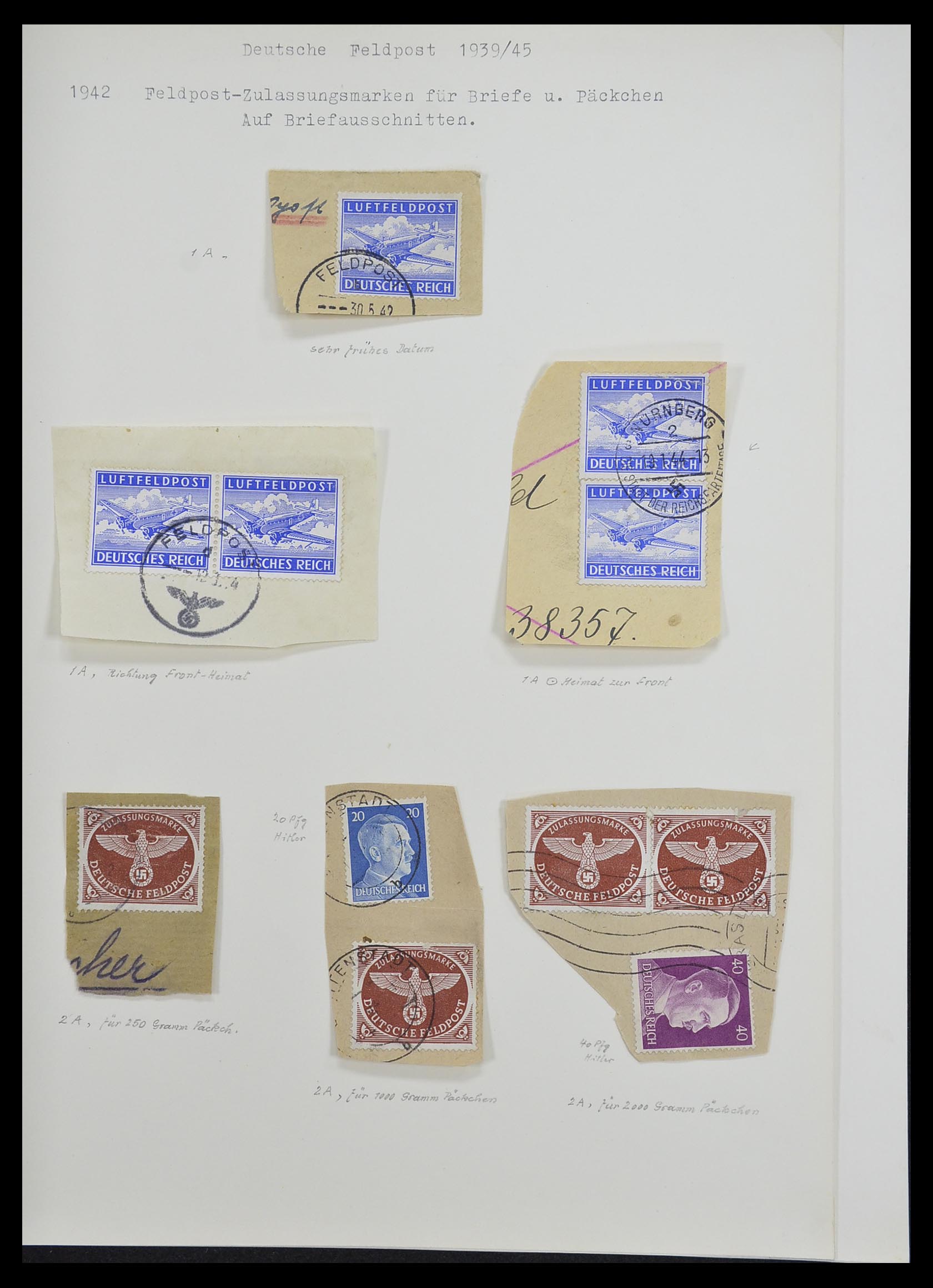 33214 043 - Stamp collection 33214 German Reich 1933-1945.