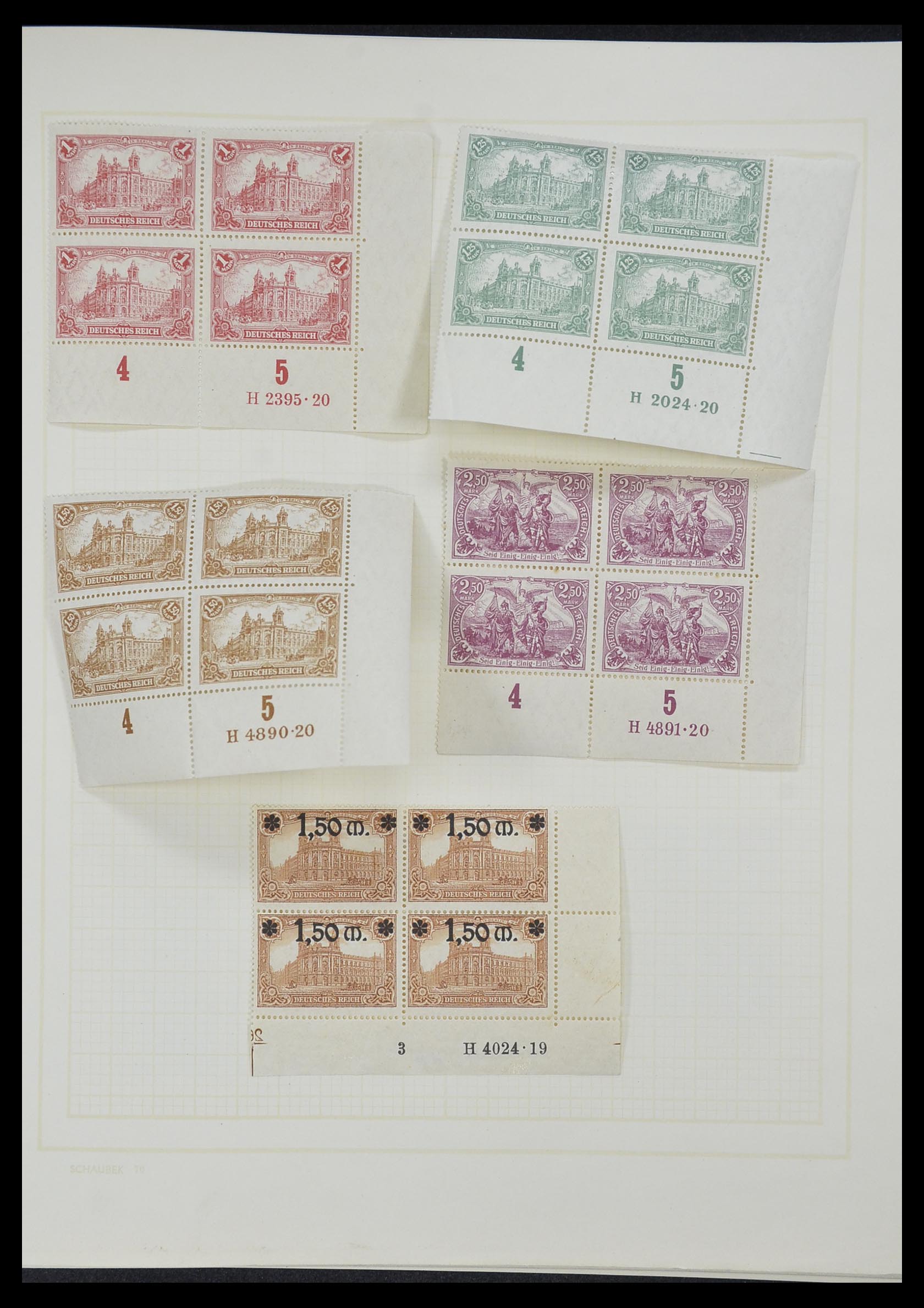 33215 002 - Postzegelverzameling 33215 Duitse Rijk 1920-1945.
