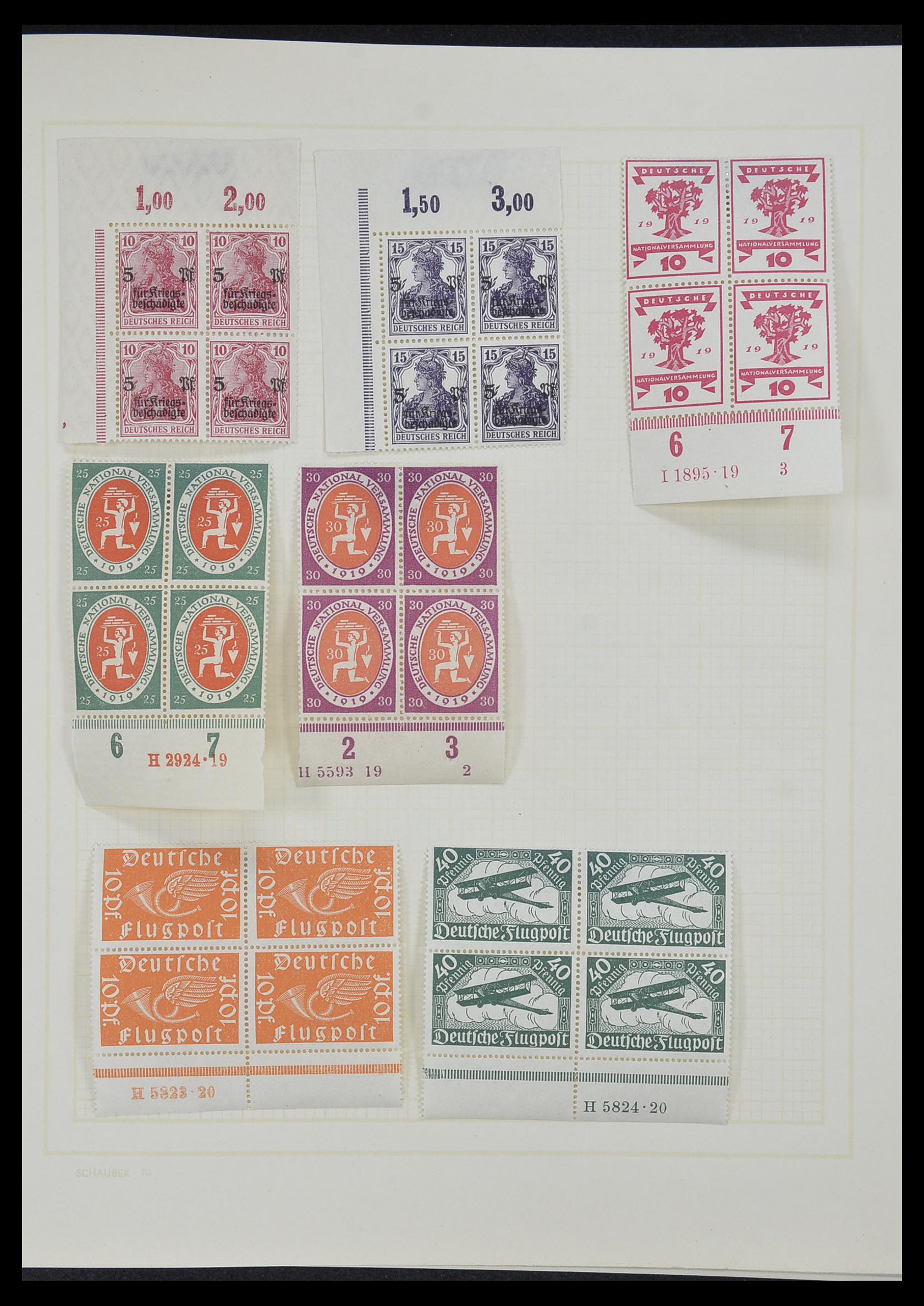 33215 004 - Postzegelverzameling 33215 Duitse Rijk 1920-1945.