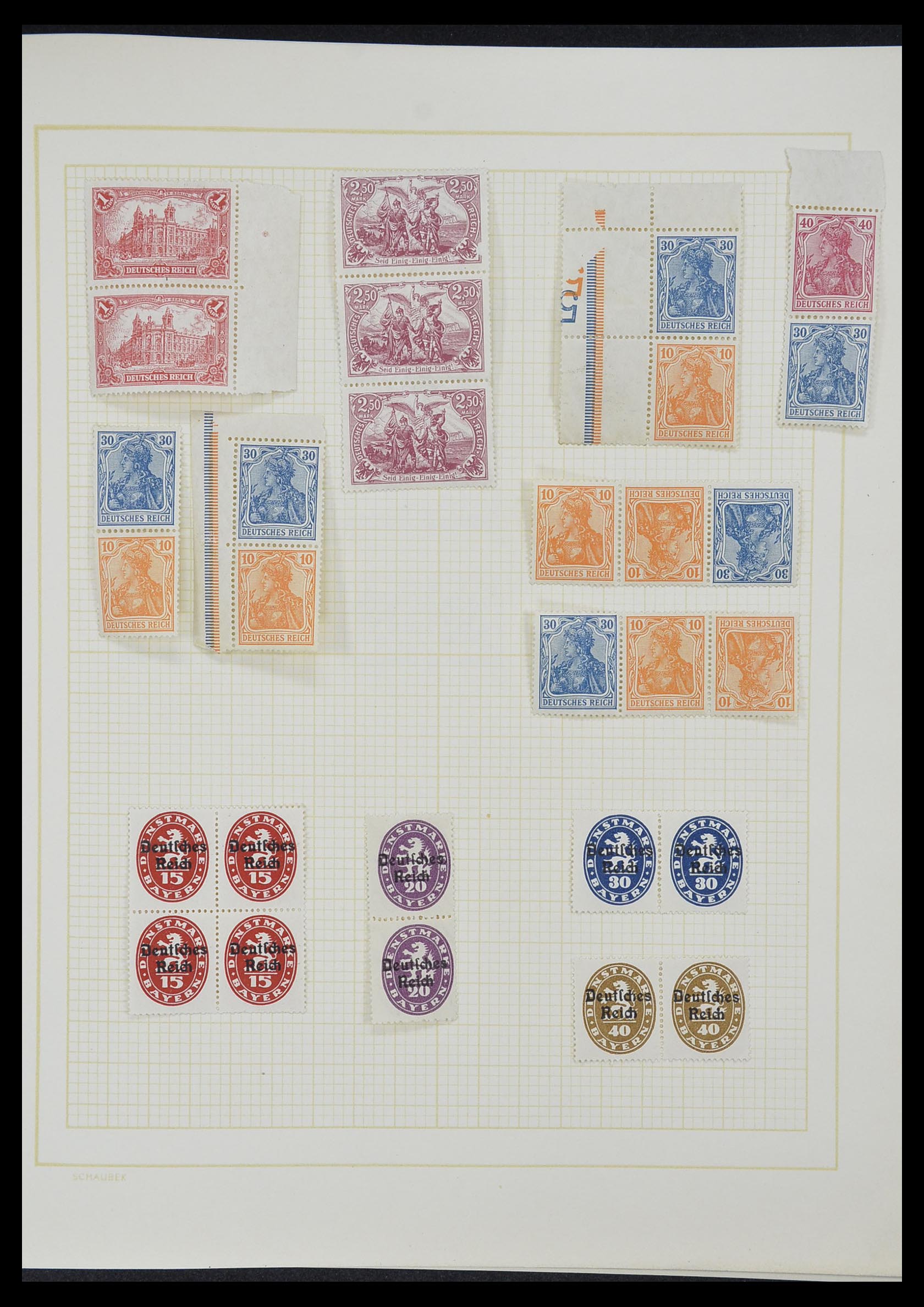 33215 005 - Stamp collection 33215 German Reich 1920-1945.