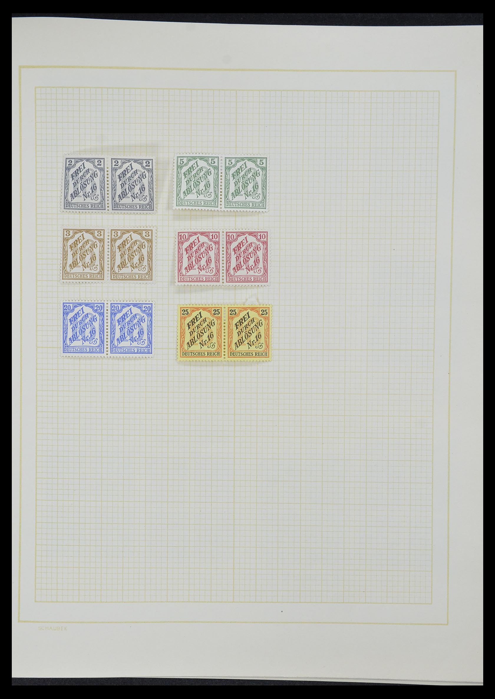 33215 006 - Postzegelverzameling 33215 Duitse Rijk 1920-1945.