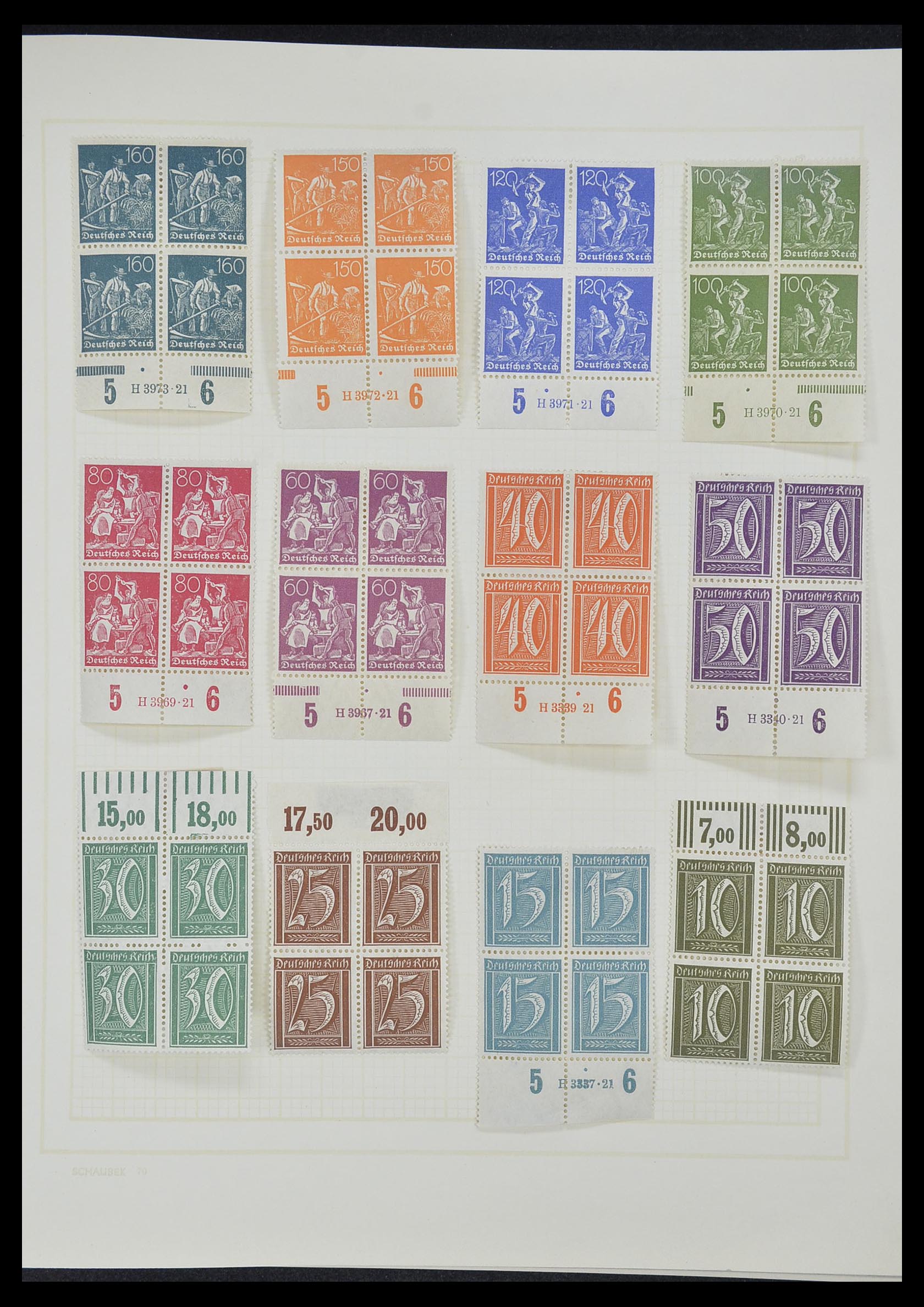 33215 007 - Stamp collection 33215 German Reich 1920-1945.