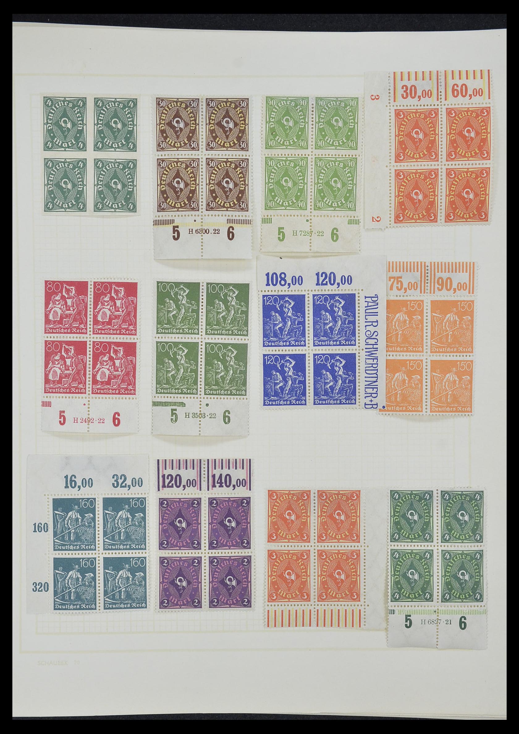 33215 012 - Stamp collection 33215 German Reich 1920-1945.