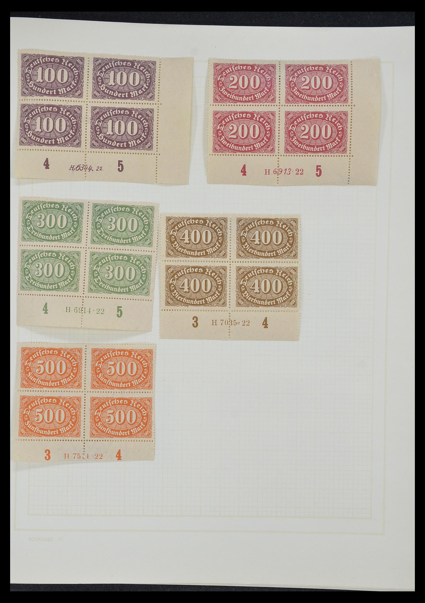 33215 014 - Stamp collection 33215 German Reich 1920-1945.