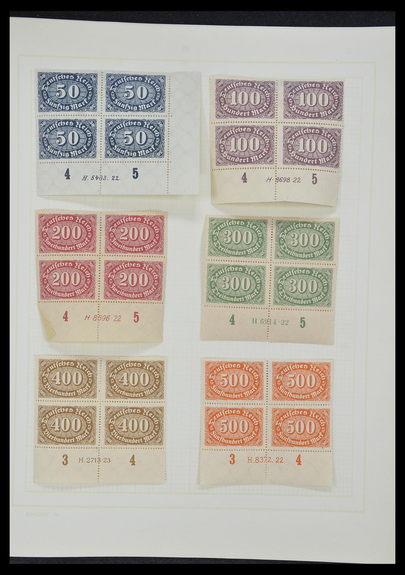 33215 015 - Stamp collection 33215 German Reich 1920-1945.