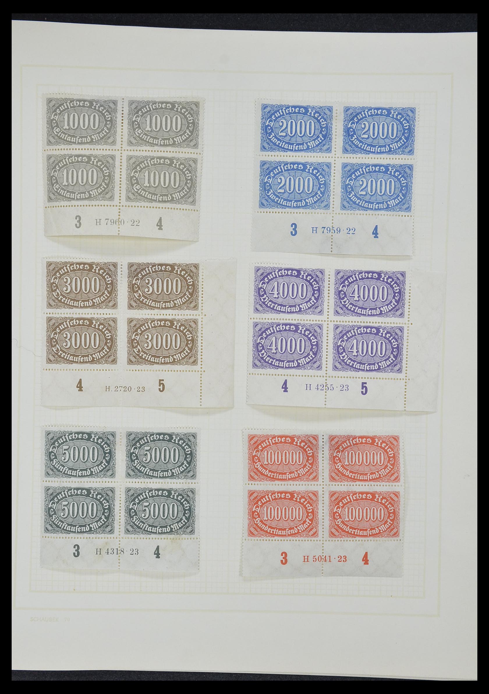 33215 016 - Stamp collection 33215 German Reich 1920-1945.