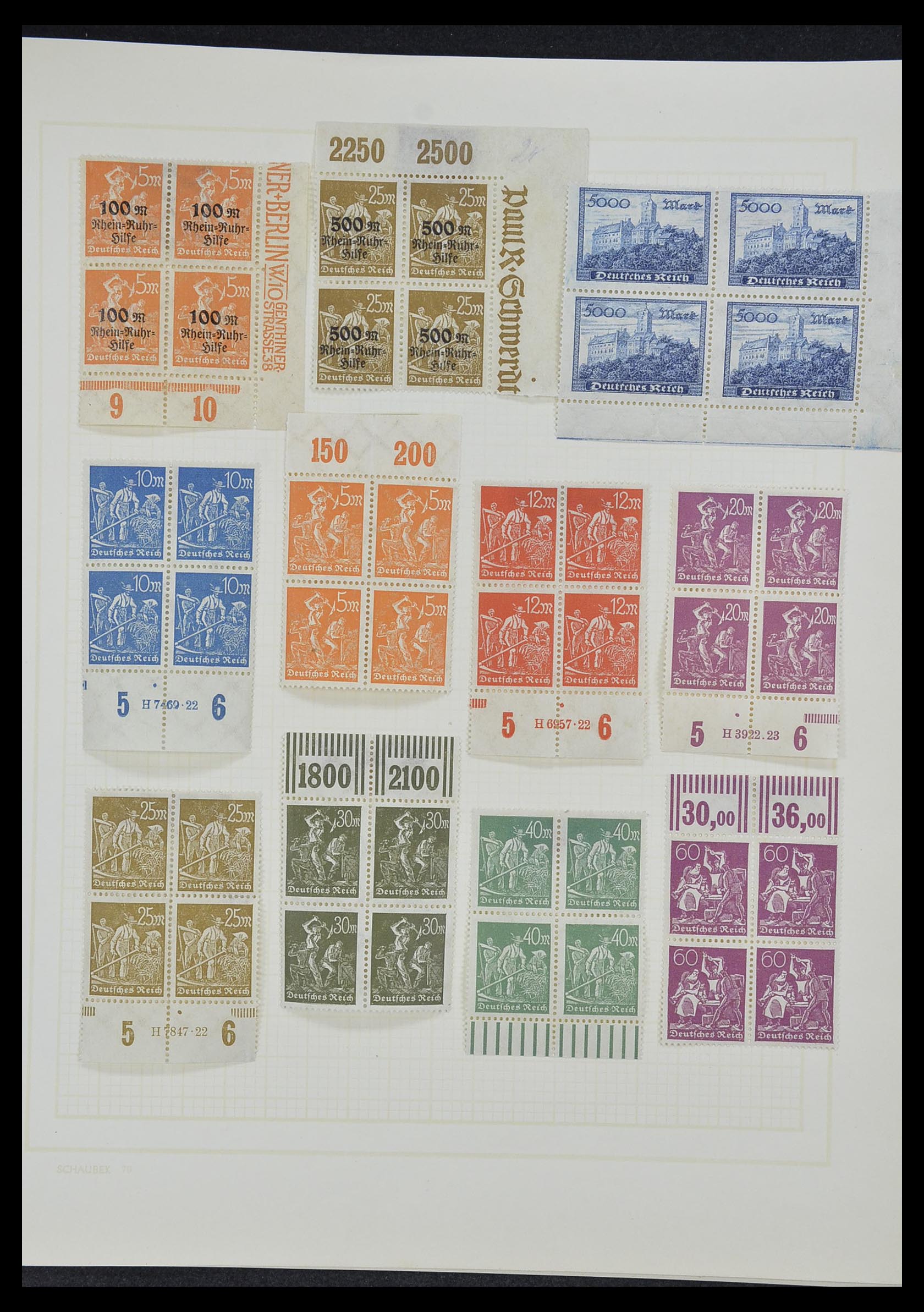 33215 017 - Stamp collection 33215 German Reich 1920-1945.