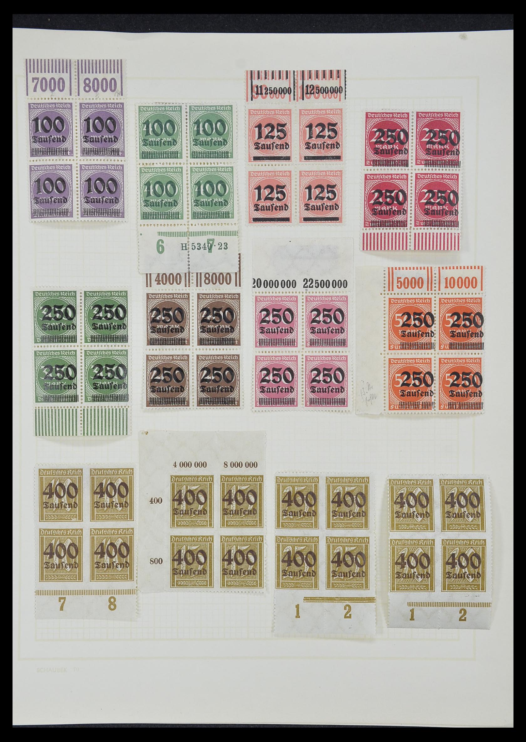 33215 021 - Stamp collection 33215 German Reich 1920-1945.